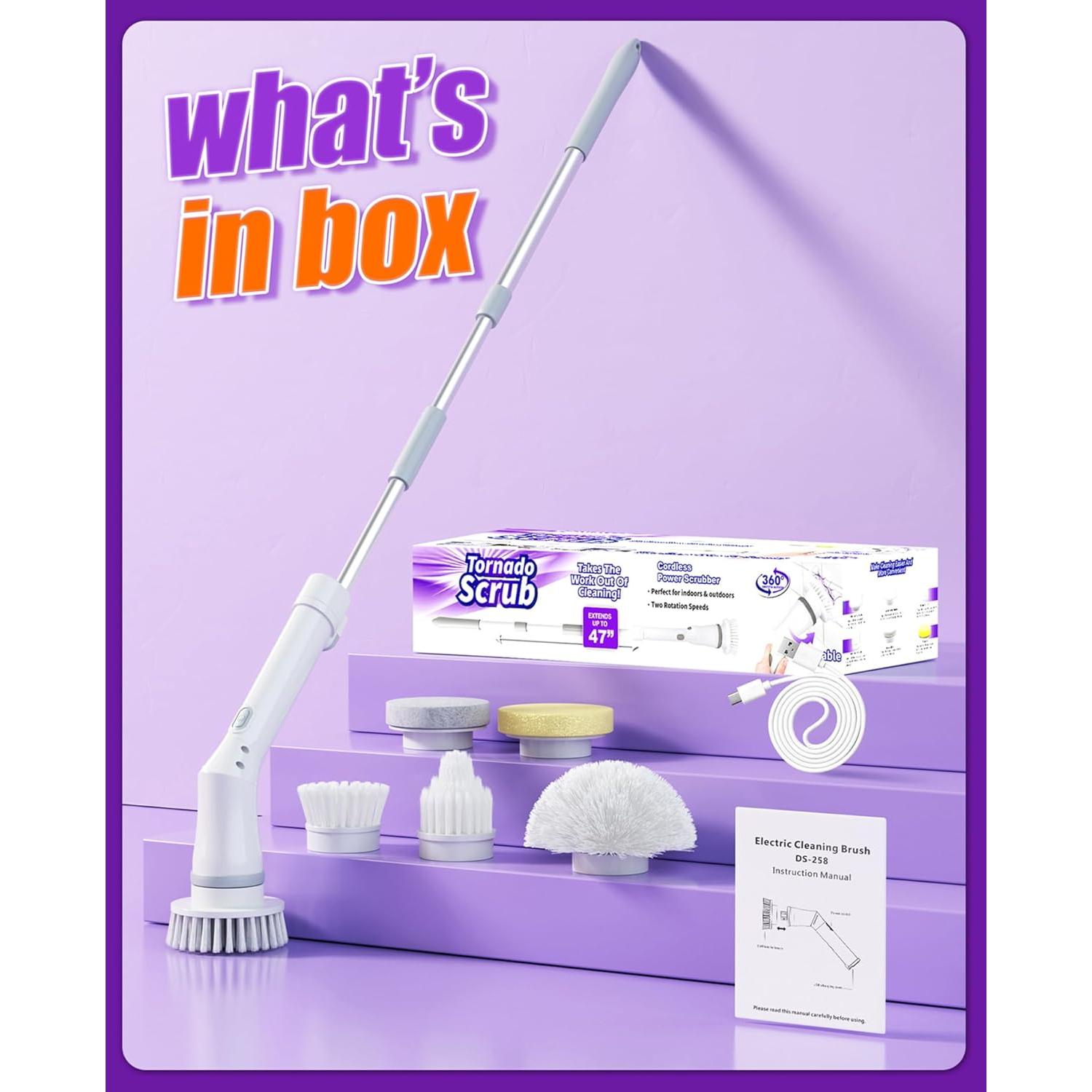 Limpiador Eléctrico de Ducha NBONEBS DS-258 Inalámbrico