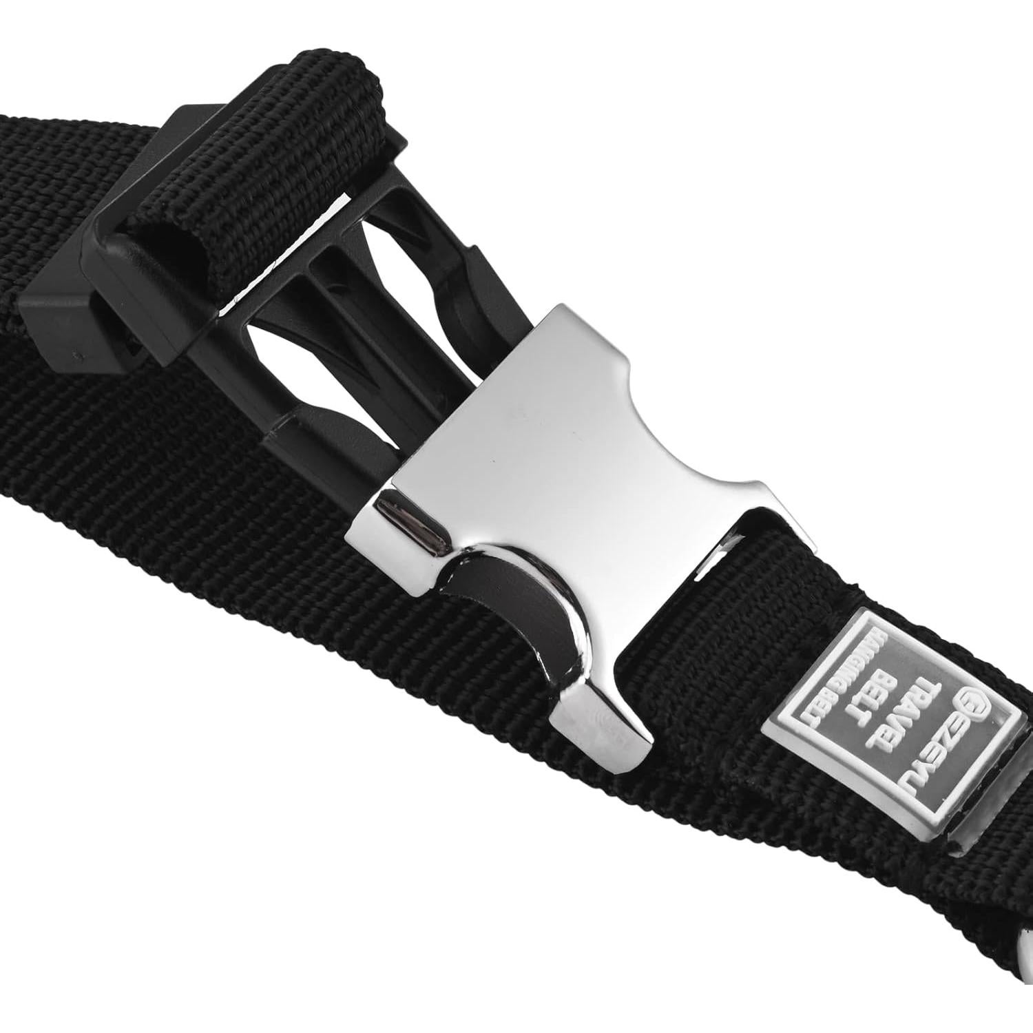 Correas de Equipaje FABULWAY 3 Piezas Ajustables Negro