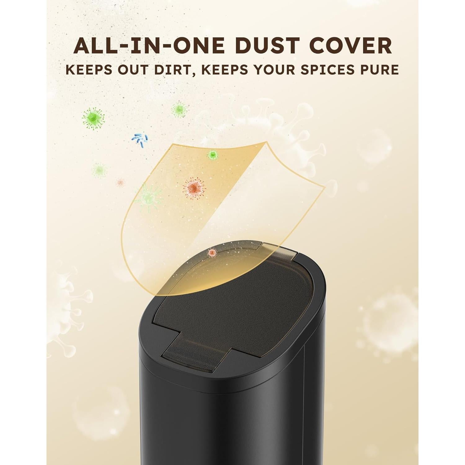 Juego de Molinillos Eléctricos de Sal y Pimienta Sangcon KDL-593E-2B