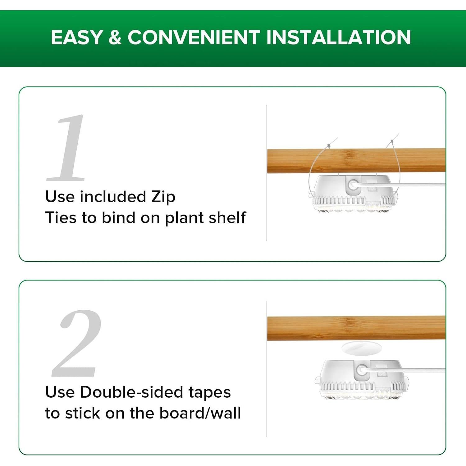 Luz de Crecimiento LED SANSI Puck 10W con Temporizador 4-12H