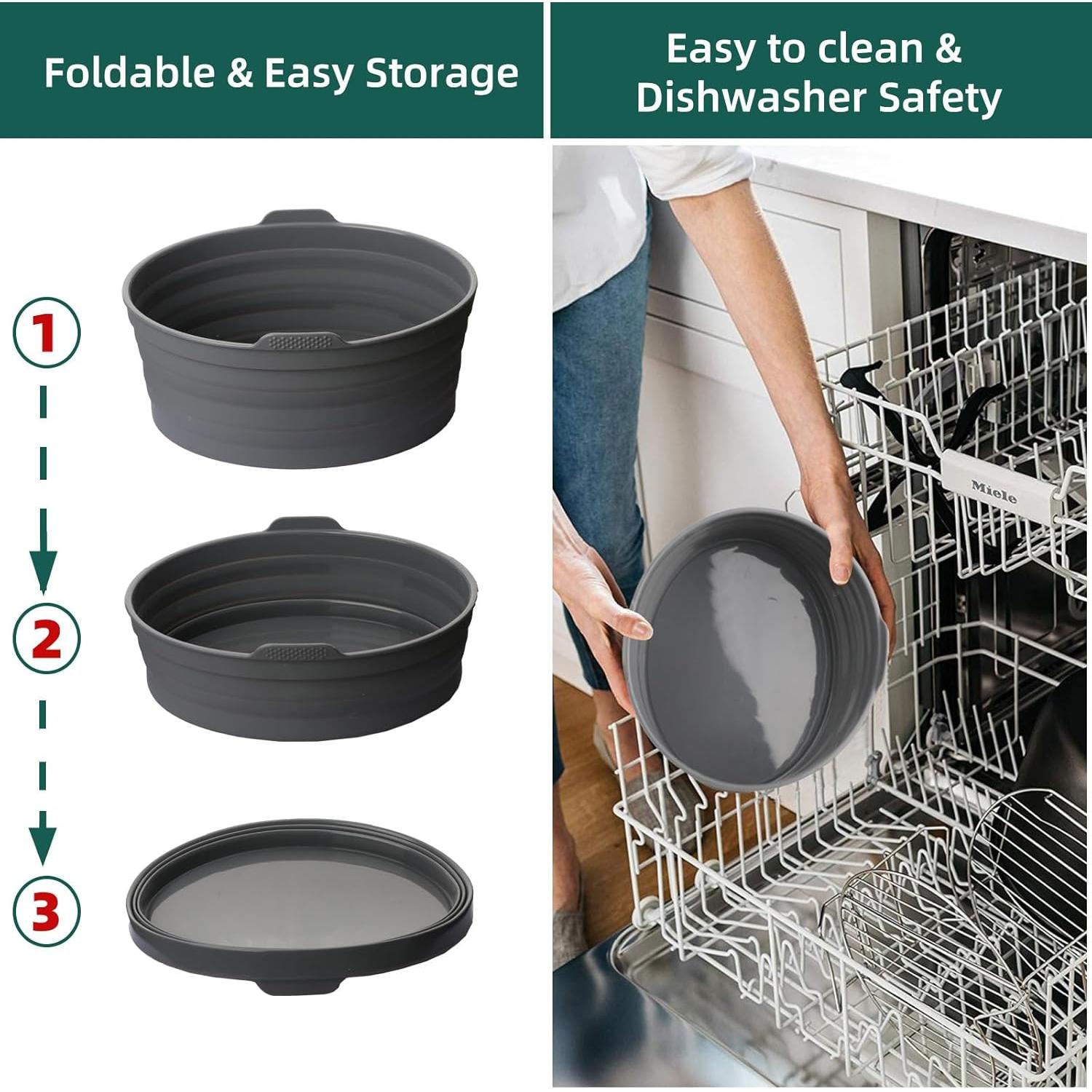 Forros de Silicona Reutilizables ZTHapwa para Olla 6 QT Ovalada