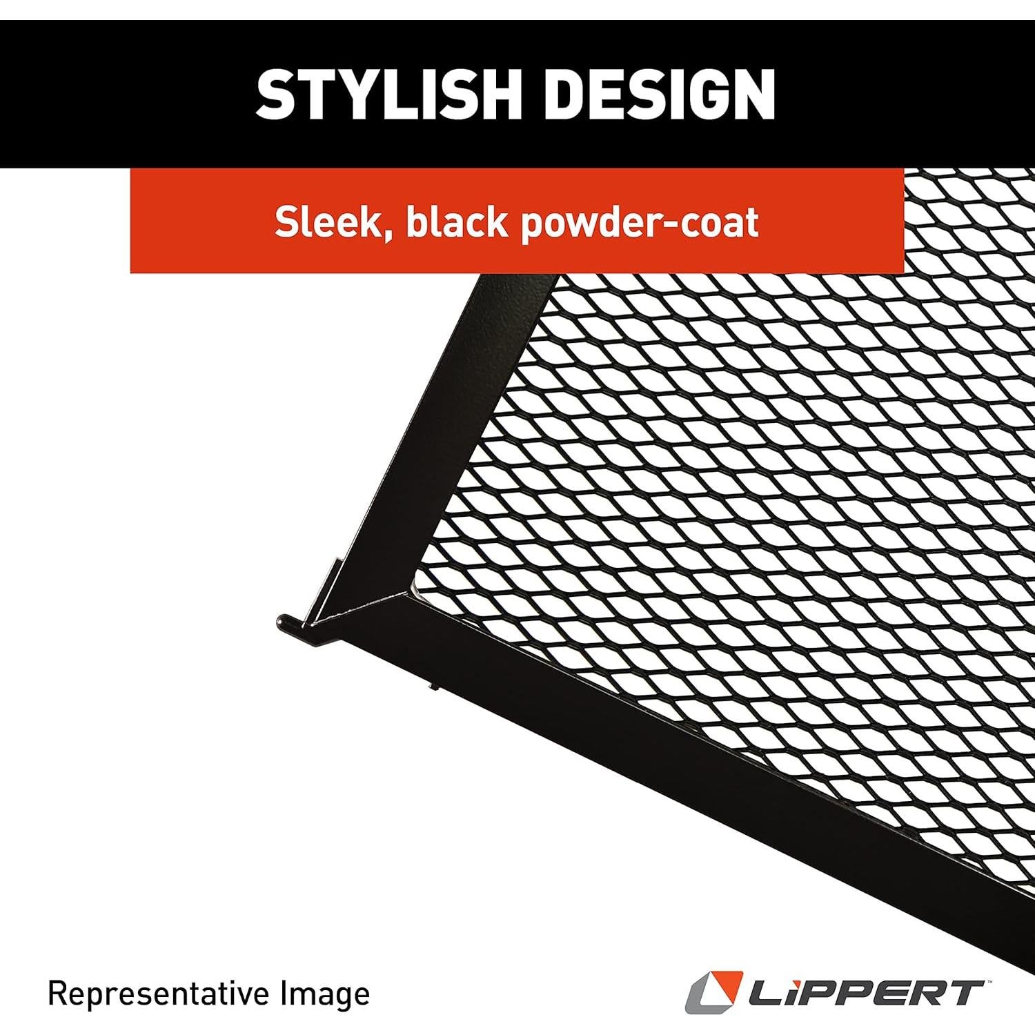 Protector de Puerta para RV Lippert 28" Aluminio Negro