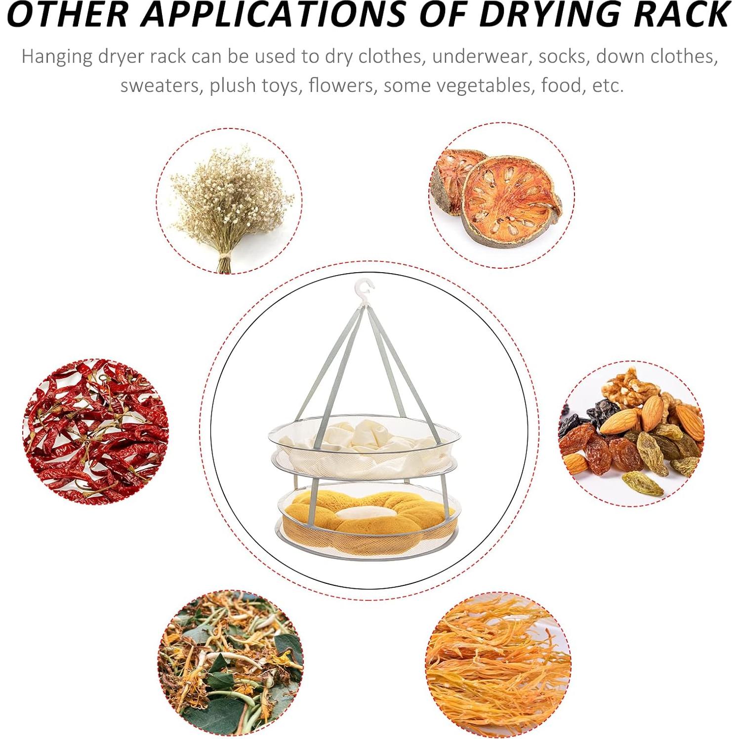 Estante Secador de Ropa Plegable AUTODECO 2 Niveles 0.17 kg