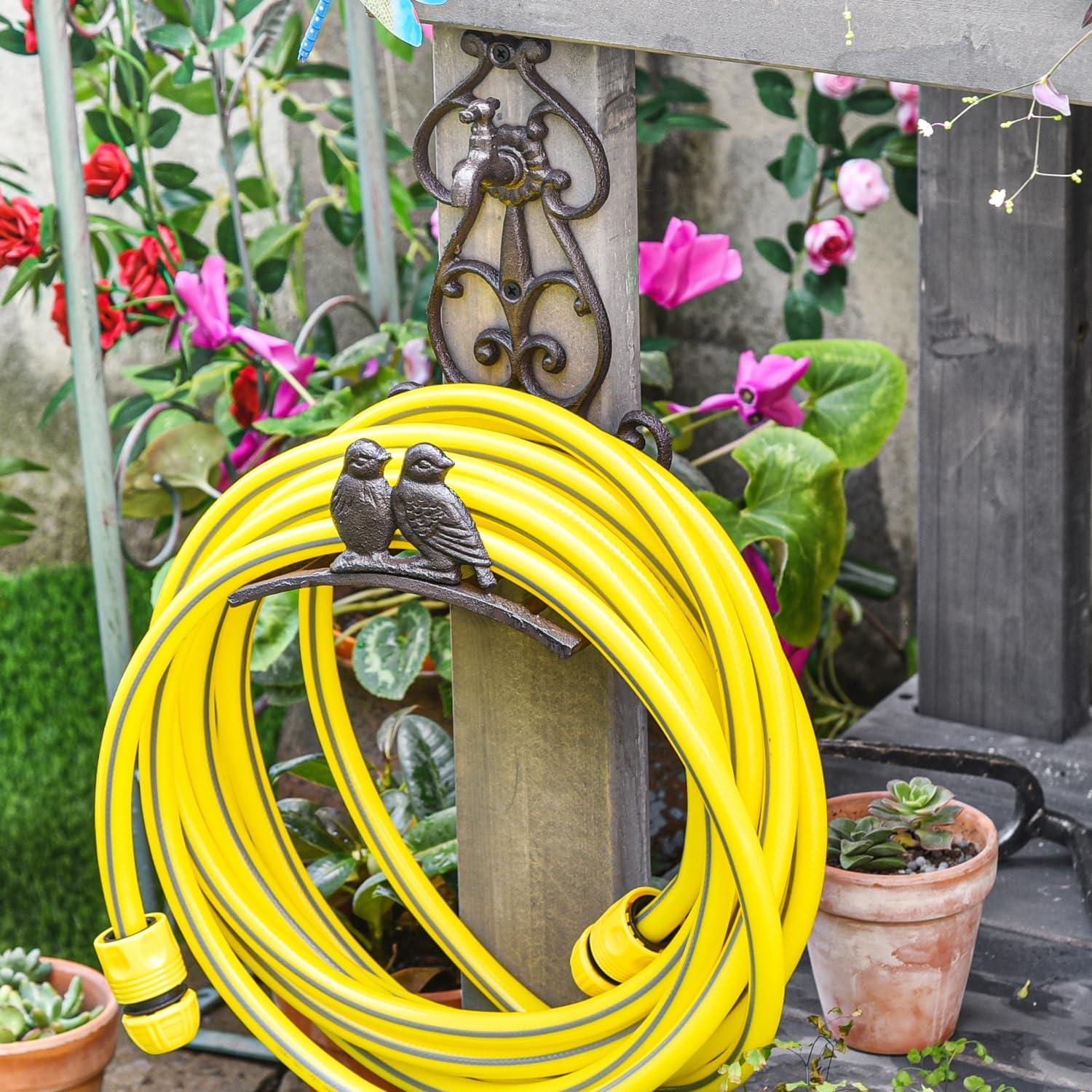 Soporte para Manguera de Jardín Sungmor - Hierro Fundido 44.45x30.48cm