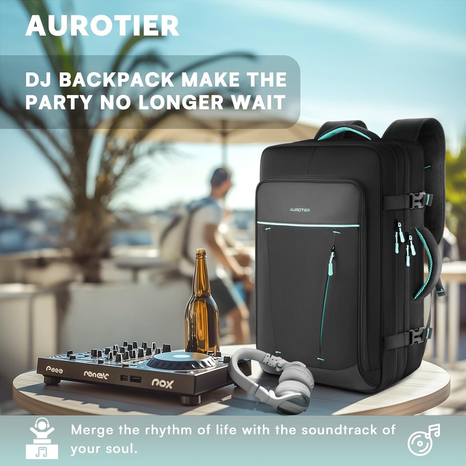 Bolsa DJ Aurotier para DDJ-FLX4 y Laptop 17" Acolchada