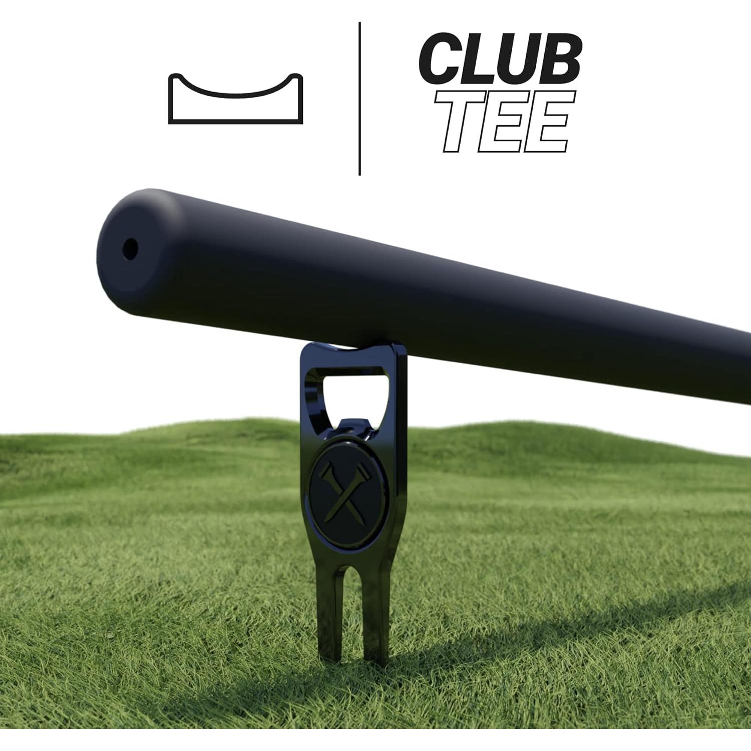 Herramienta de Divot 6-en-1 Blue Tees - Negro