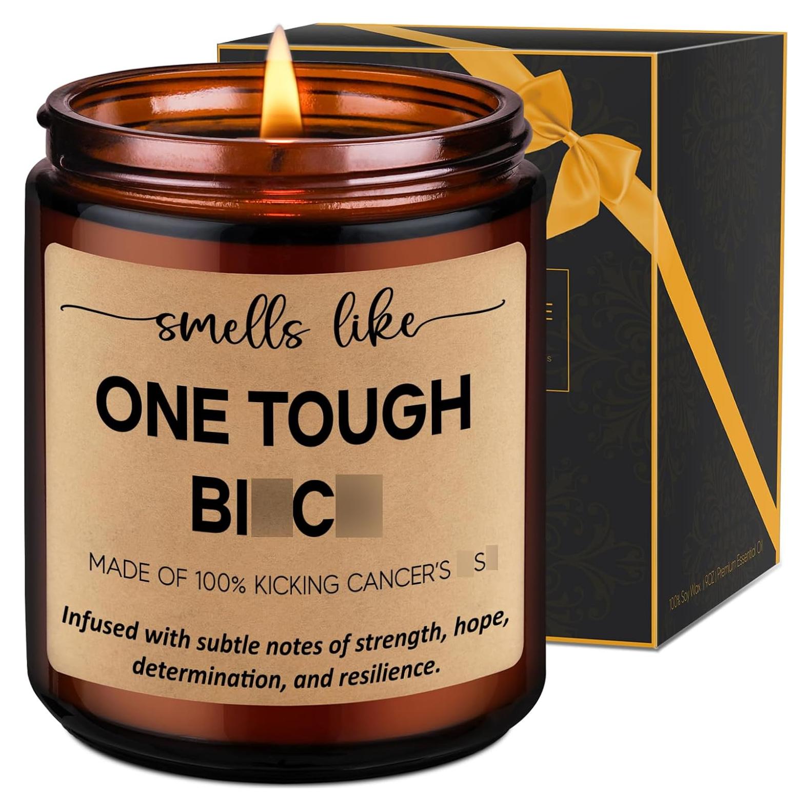 Vela Aromática LEADO 255g Lavanda - Regalo Cáncer Mama