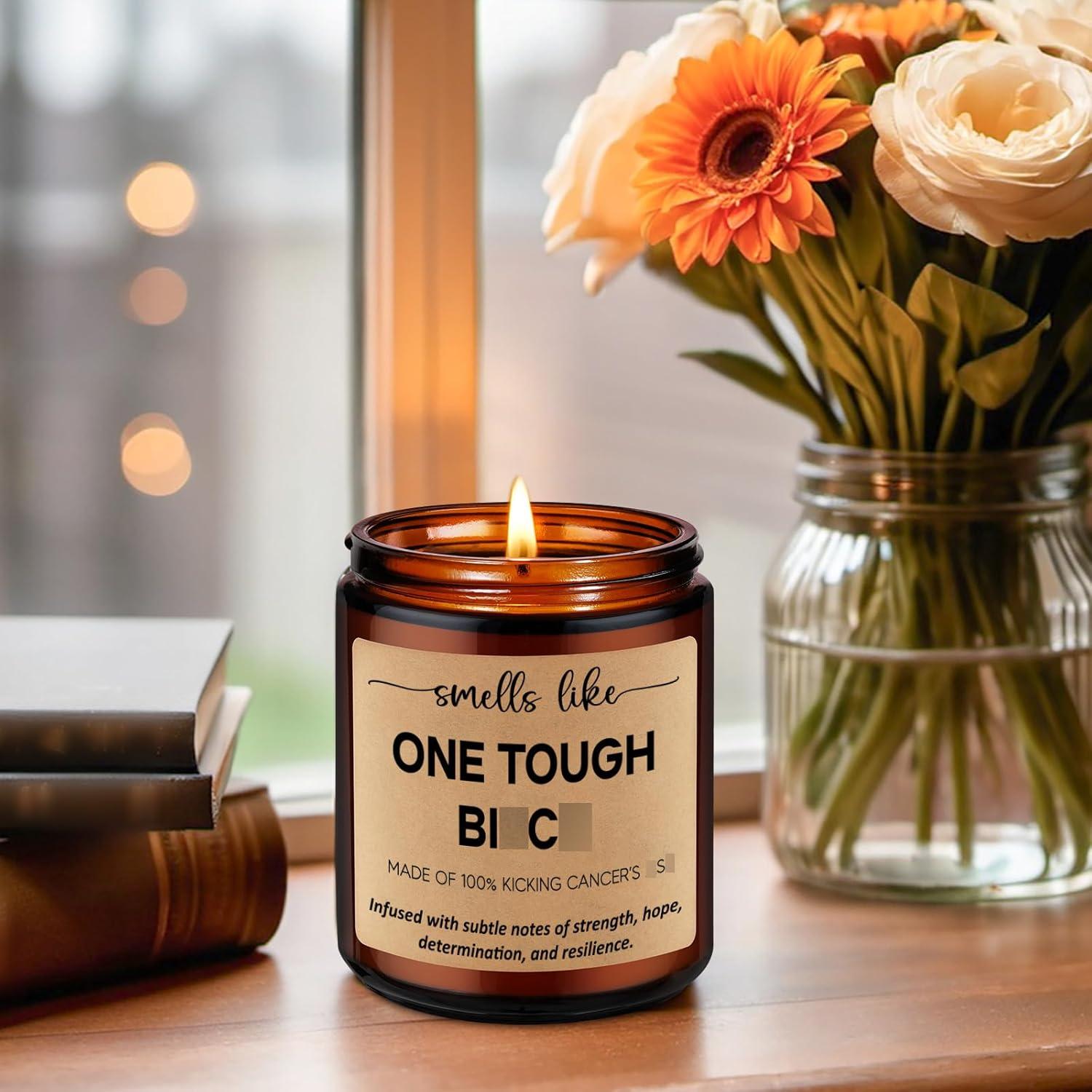 Vela Aromática LEADO 255g Lavanda - Regalo Cáncer Mama