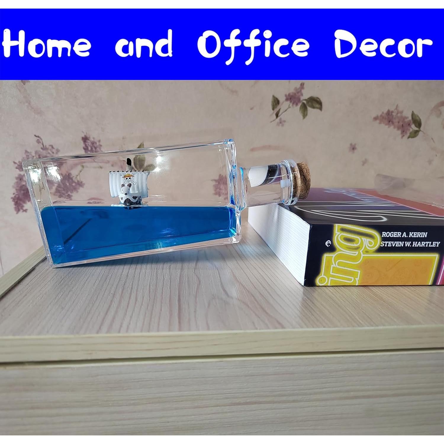 Barco Pirata Going Merry en Botella Decorativa 14.6x5.4 cm