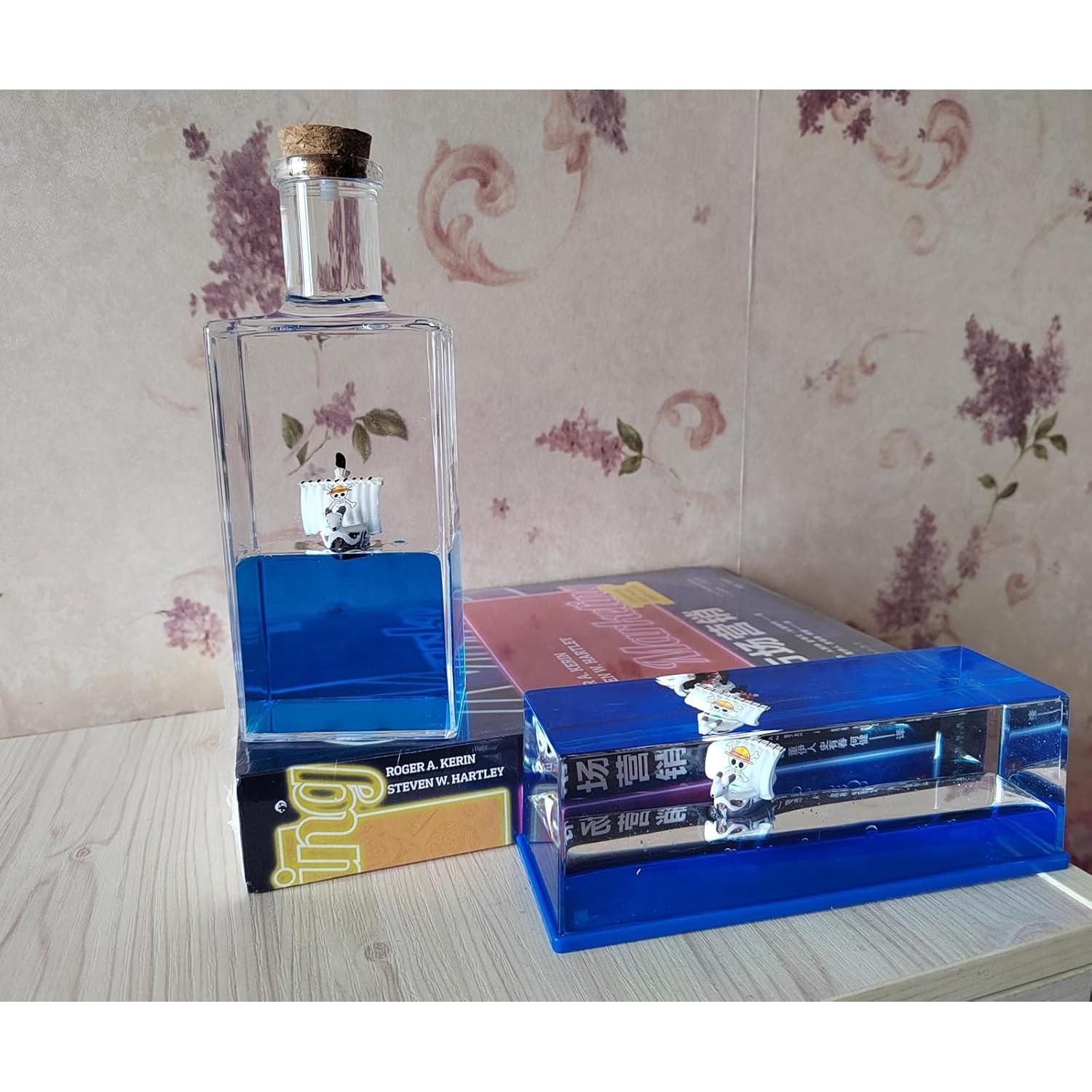 Barco Pirata Going Merry en Botella Decorativa 14.6x5.4 cm