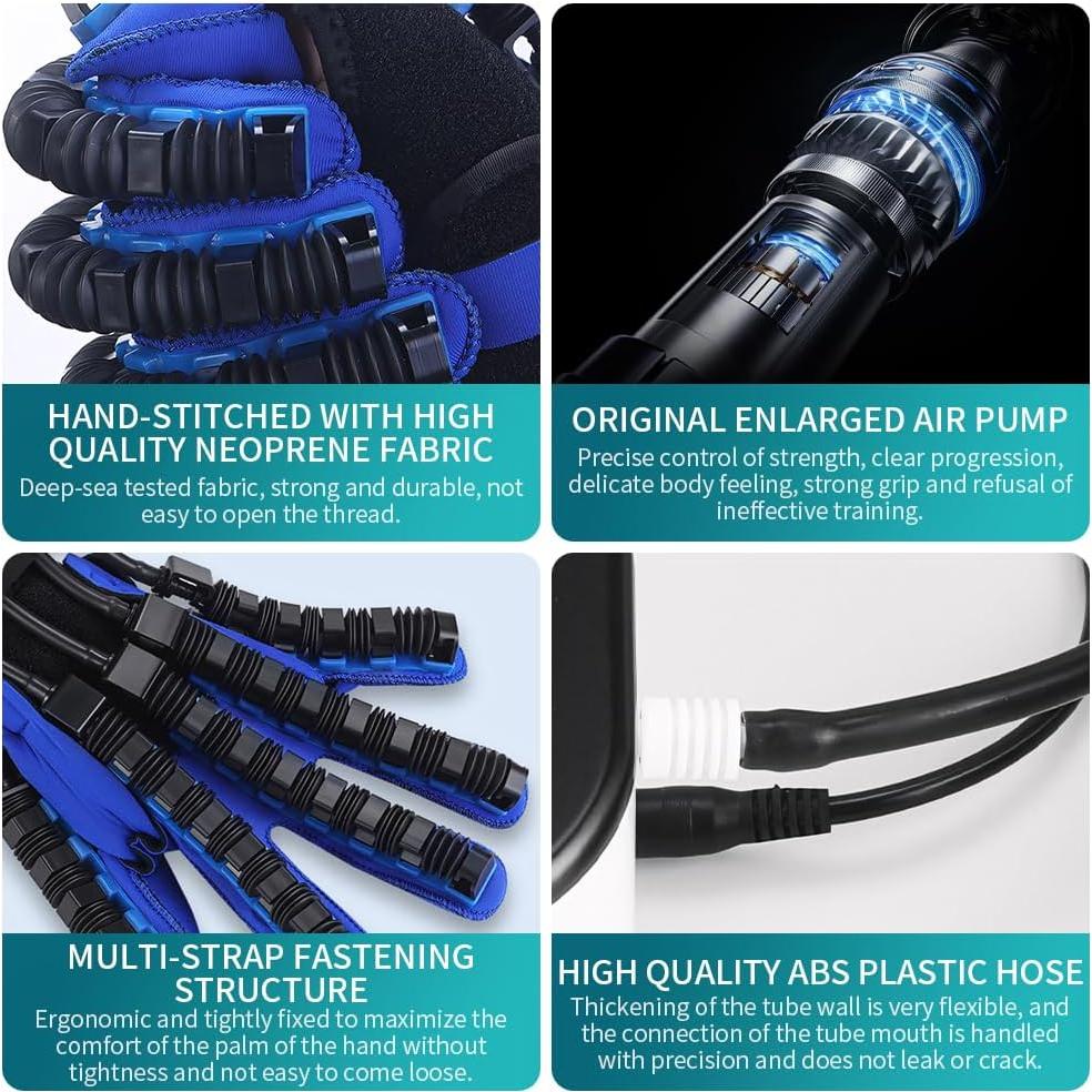 Guantes de Rehabilitación Robotizados BAUSATZ para Mano Izquierda