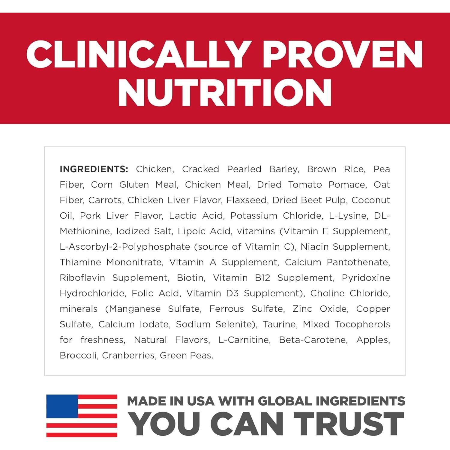 Comida Seca para Perros Hill's Science Diet 1.81 kg Pollo