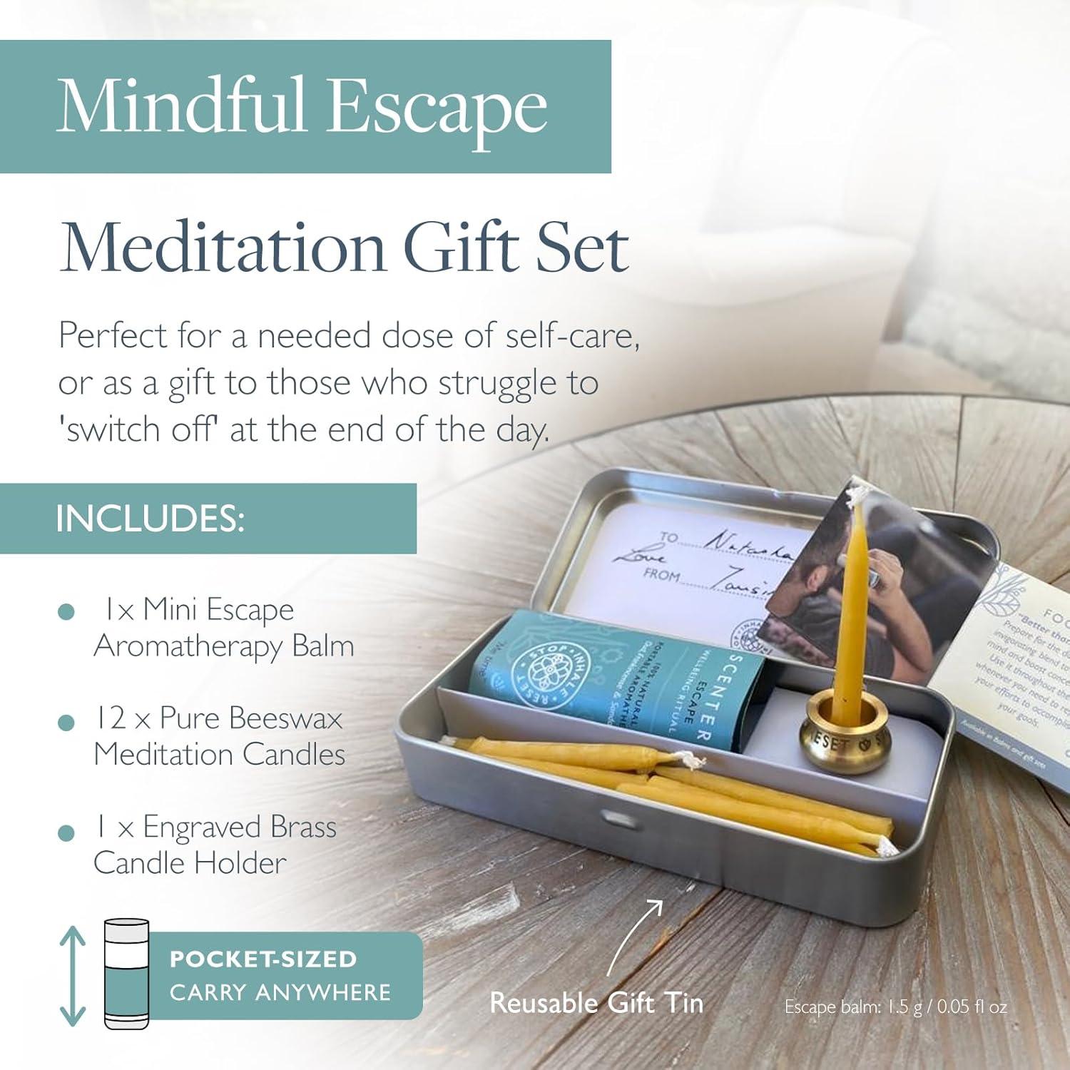 Conjunto de Balsamo de Aromaterapia y 12 Velas Scentered