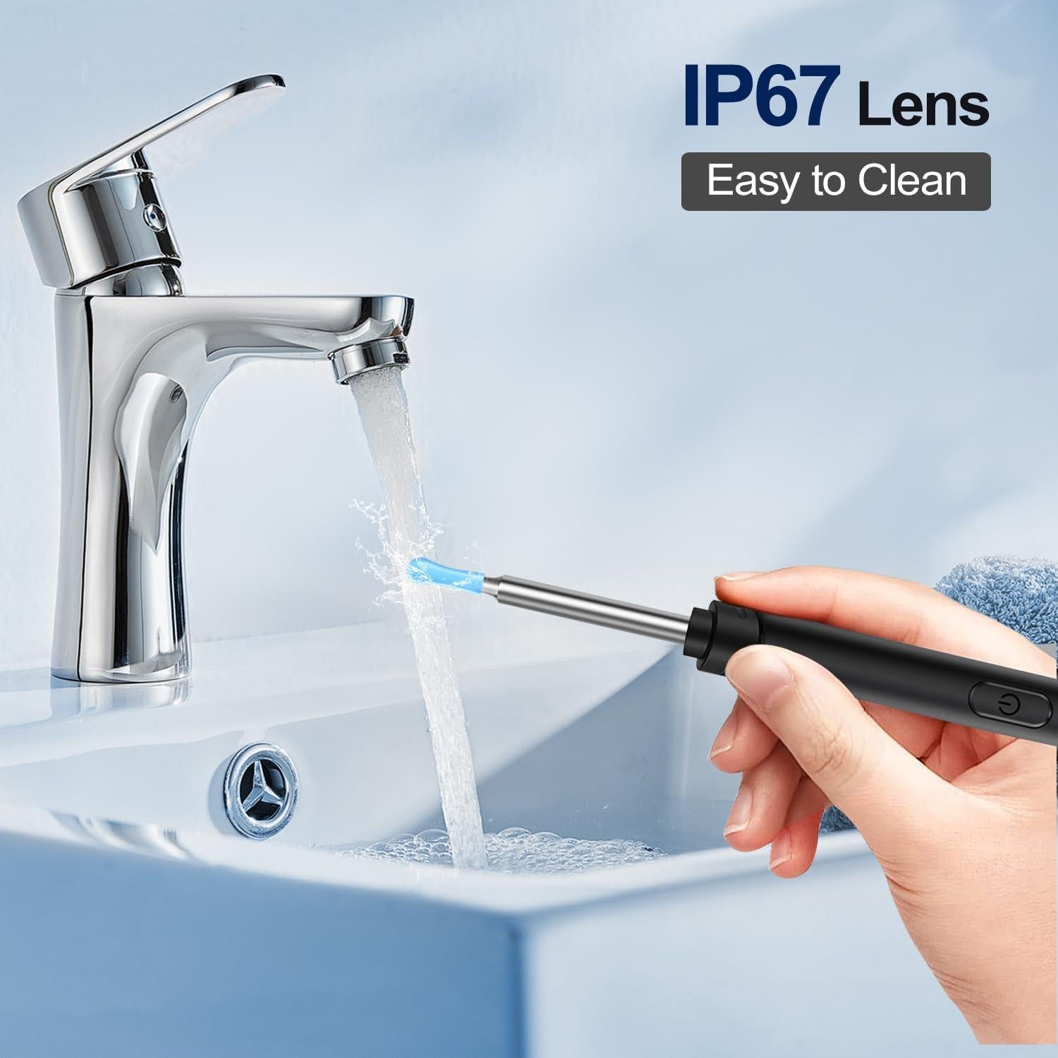 Kit Eliminación Cera de Oído Edicc con Cámara HD 1296P y LED