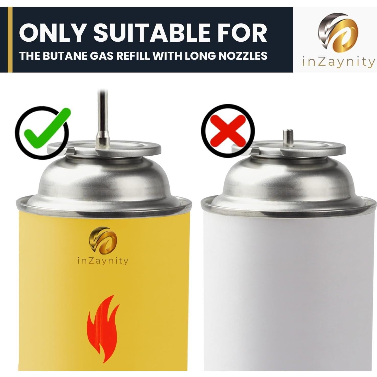 Encendedor de Pluma inZaynity - Llama Jet Ajustable a Prueba de Viento