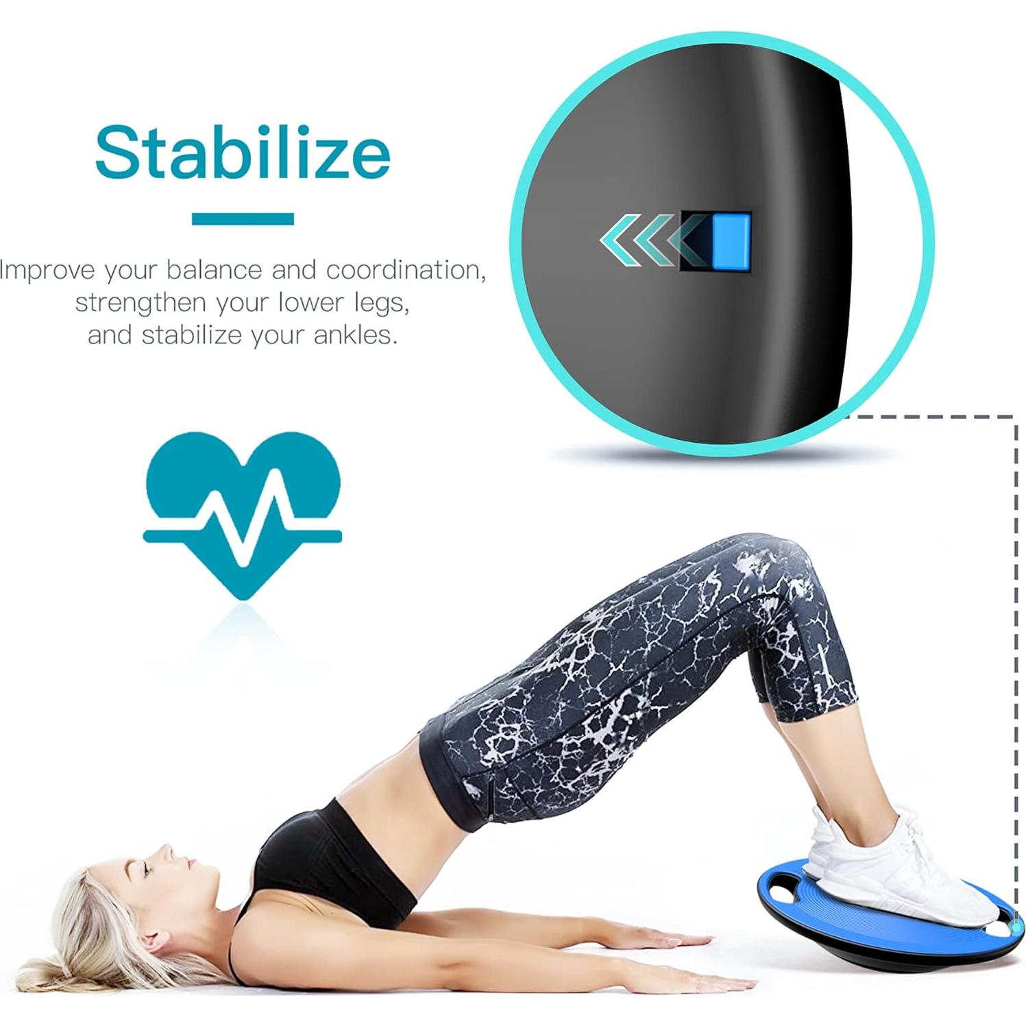 Tabla de Equilibrio Wobble EVERYMILE 39.88 cm Antideslizante