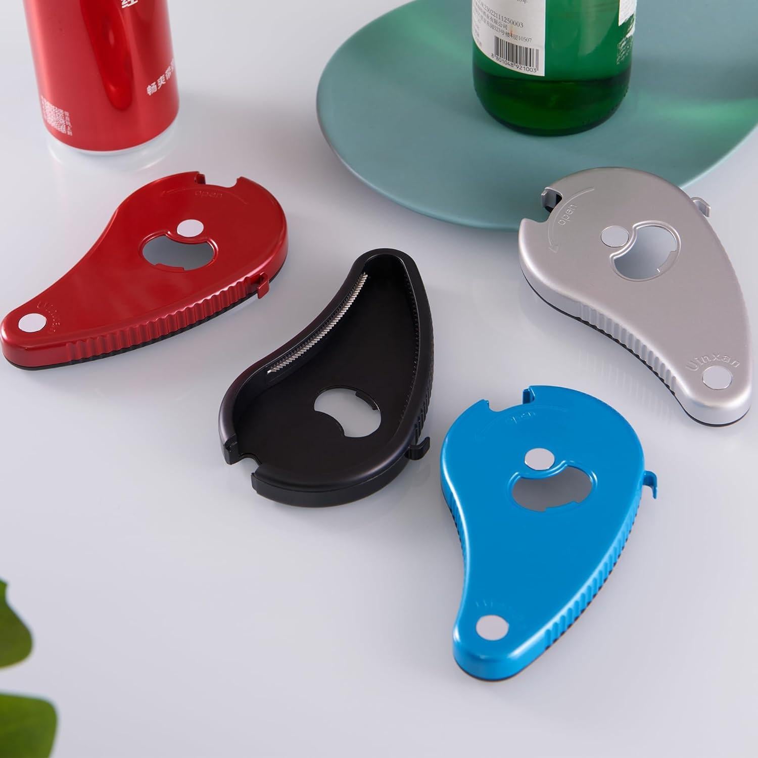 Abridor de Tarros y Botellas Uinxan Plata Multifuncional