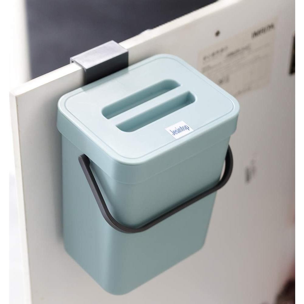 Cubo de Compostaje Jesintop 5L Azul para Cocina Interior