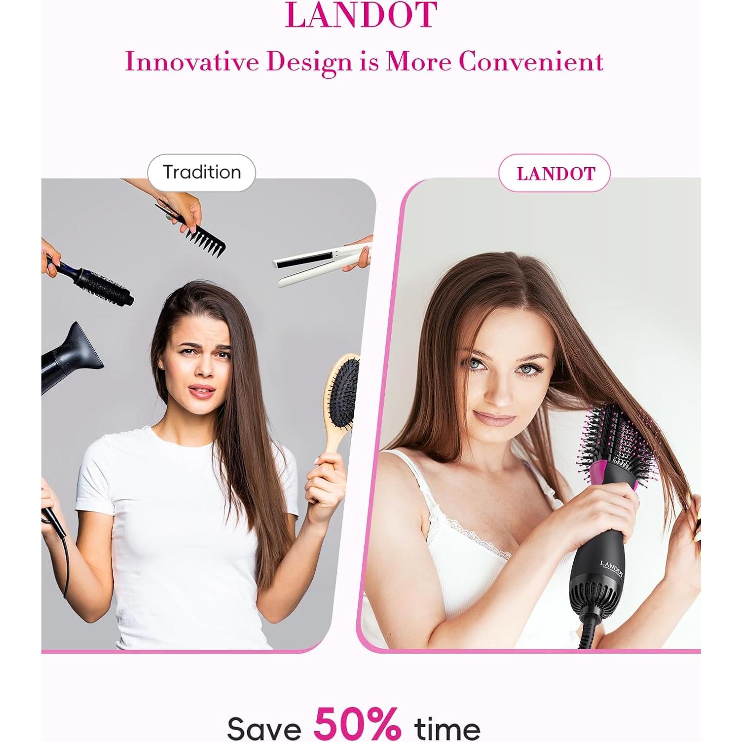 Cepillo Secador de Cabello 2.4" Dongguan SM-5388 - Voluminizador