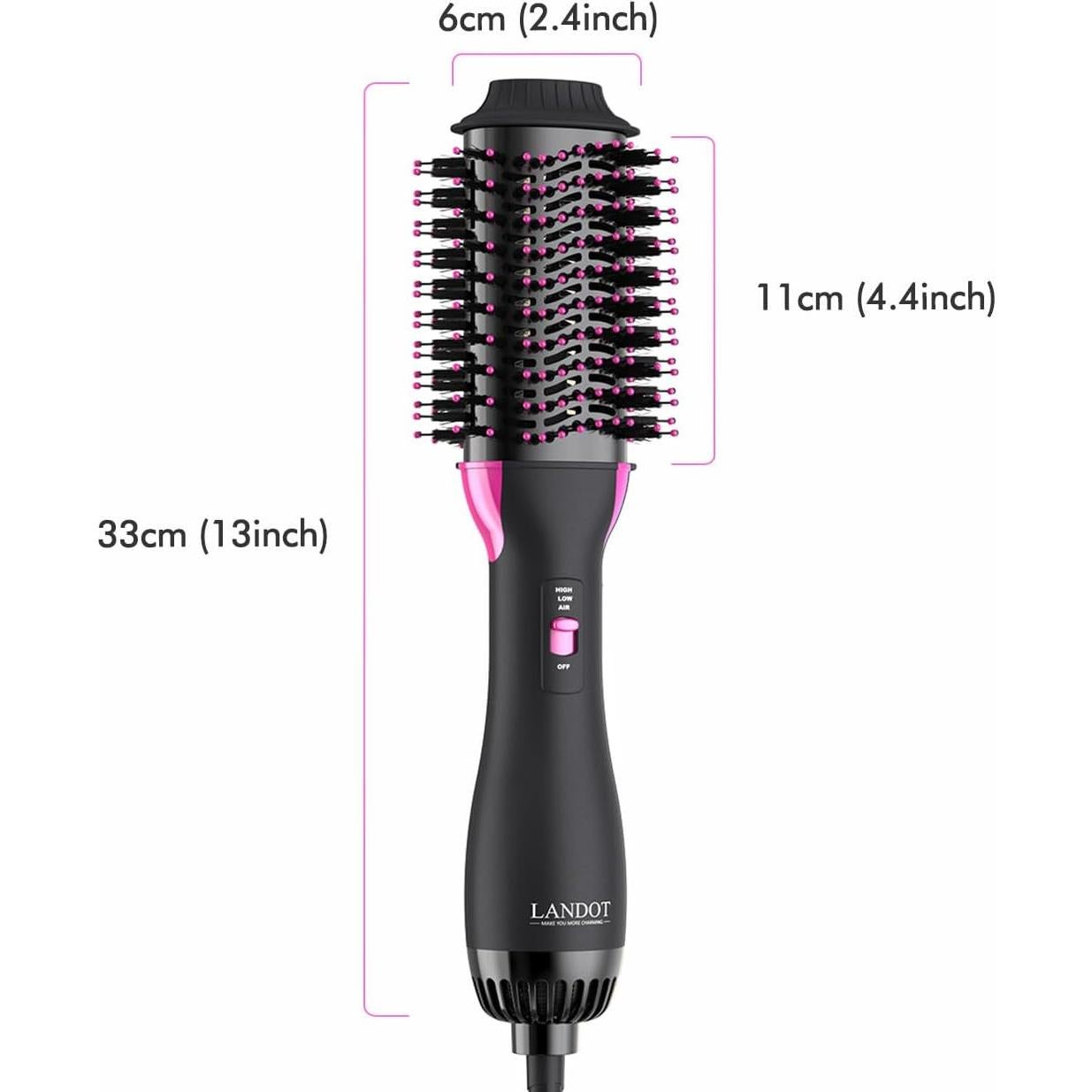 Cepillo Secador de Cabello 2.4" Dongguan SM-5388 - Voluminizador