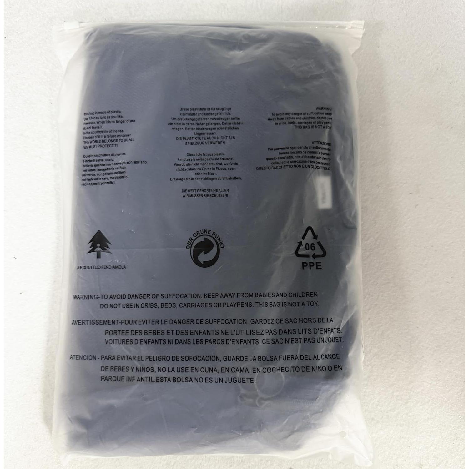 Set de 6 Cubos de Empaque Organizador GUIFIER - Flamenco Azul