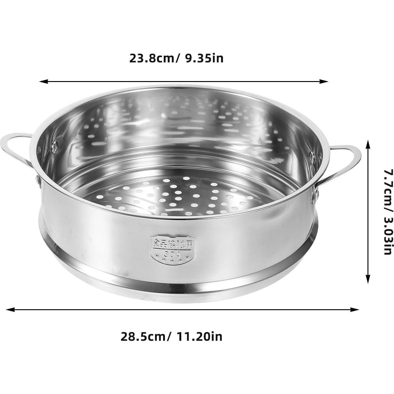Insertor de Vapor de Acero Inoxidable Amosfun 23.8cm
