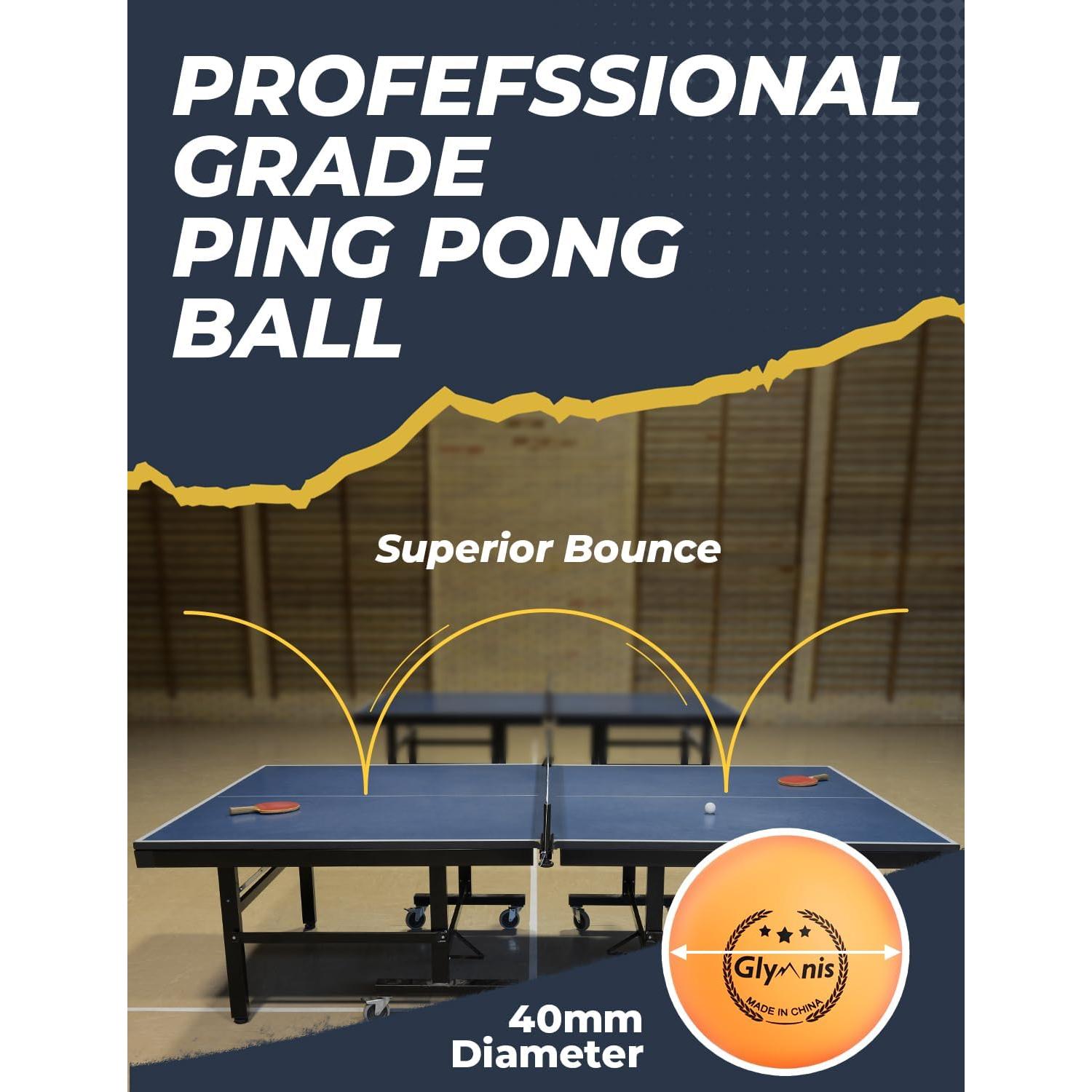 Juego de Palas de Ping Pong Glymnis 4 Raquetas y 8 Pelotas