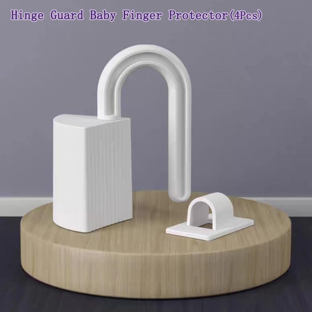 Protector de Dedos para Puerta Bebé 4 Piezas Blanco