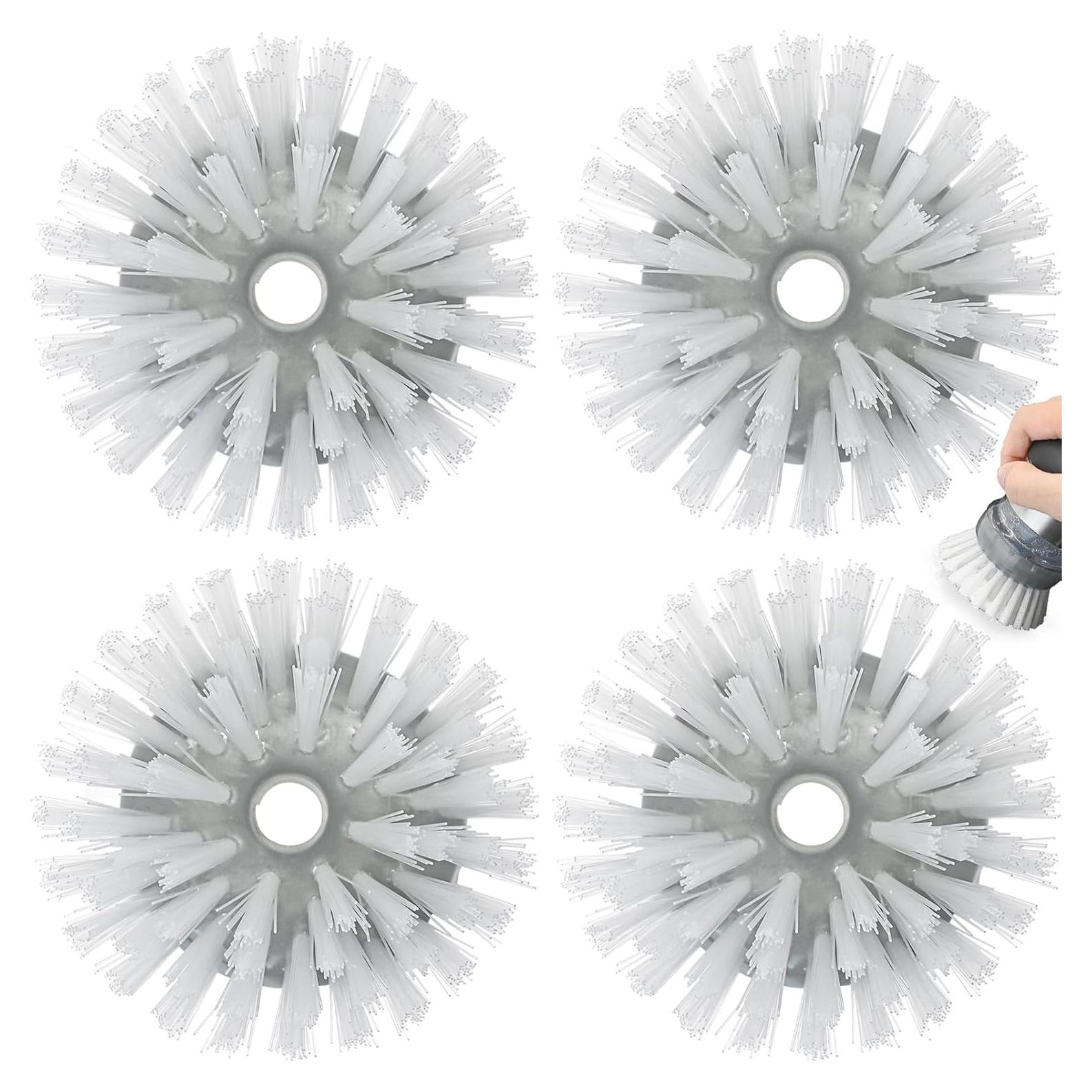 Recambios de cepillo de palma OXO Steel - 4 cabezales gris