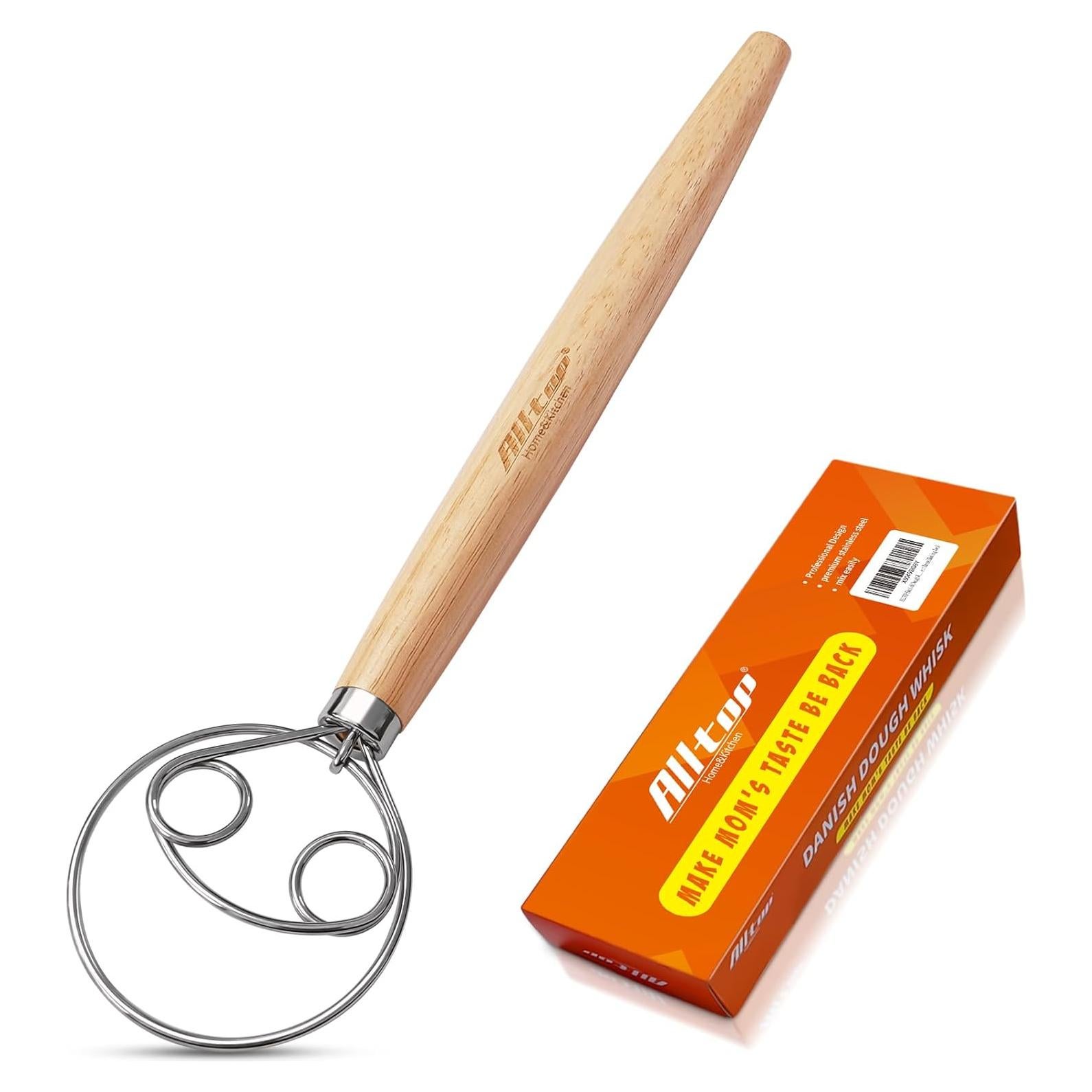 Batidor Danés de Masa ALLTOP - Acero Inoxidable 150g