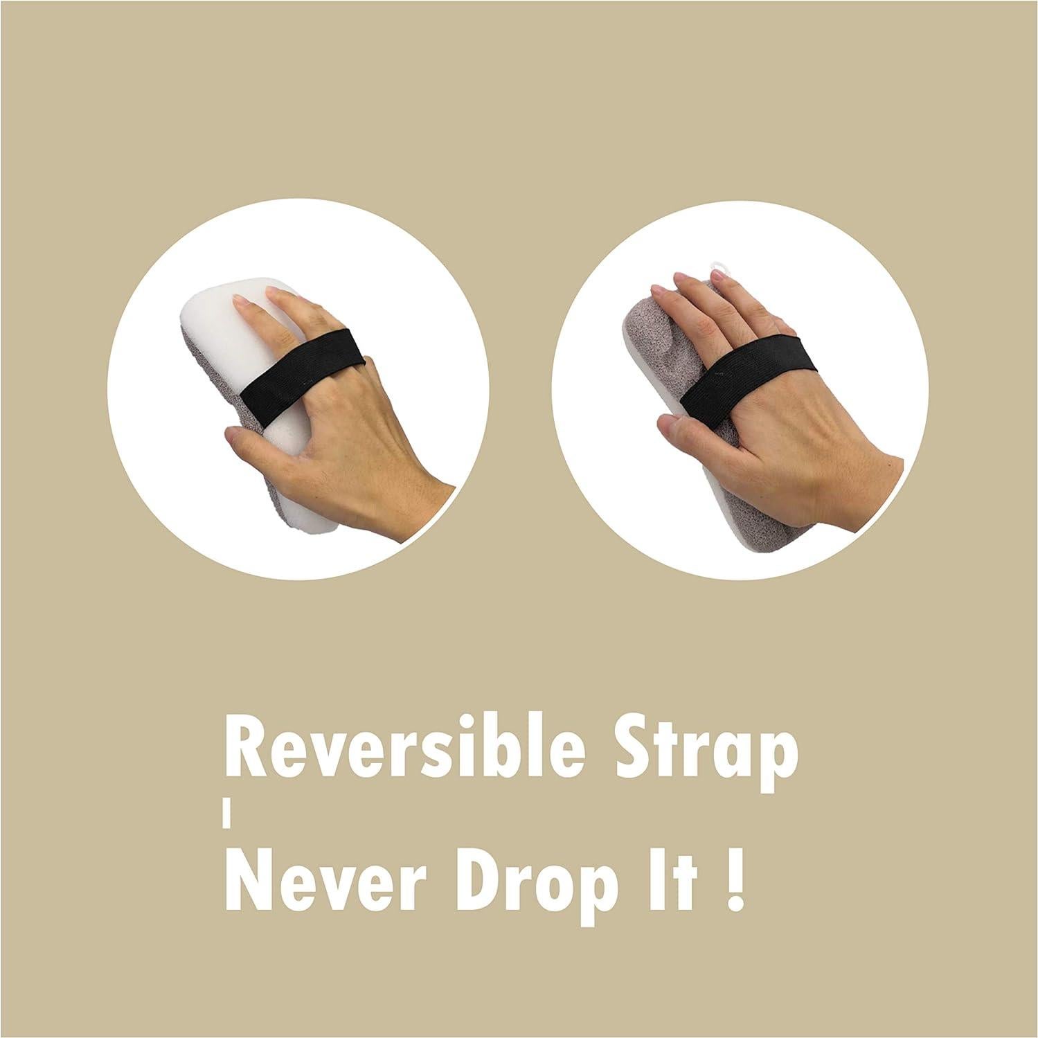 Esponja de Baño Exfoliante myHomeBody con Correa Reversible