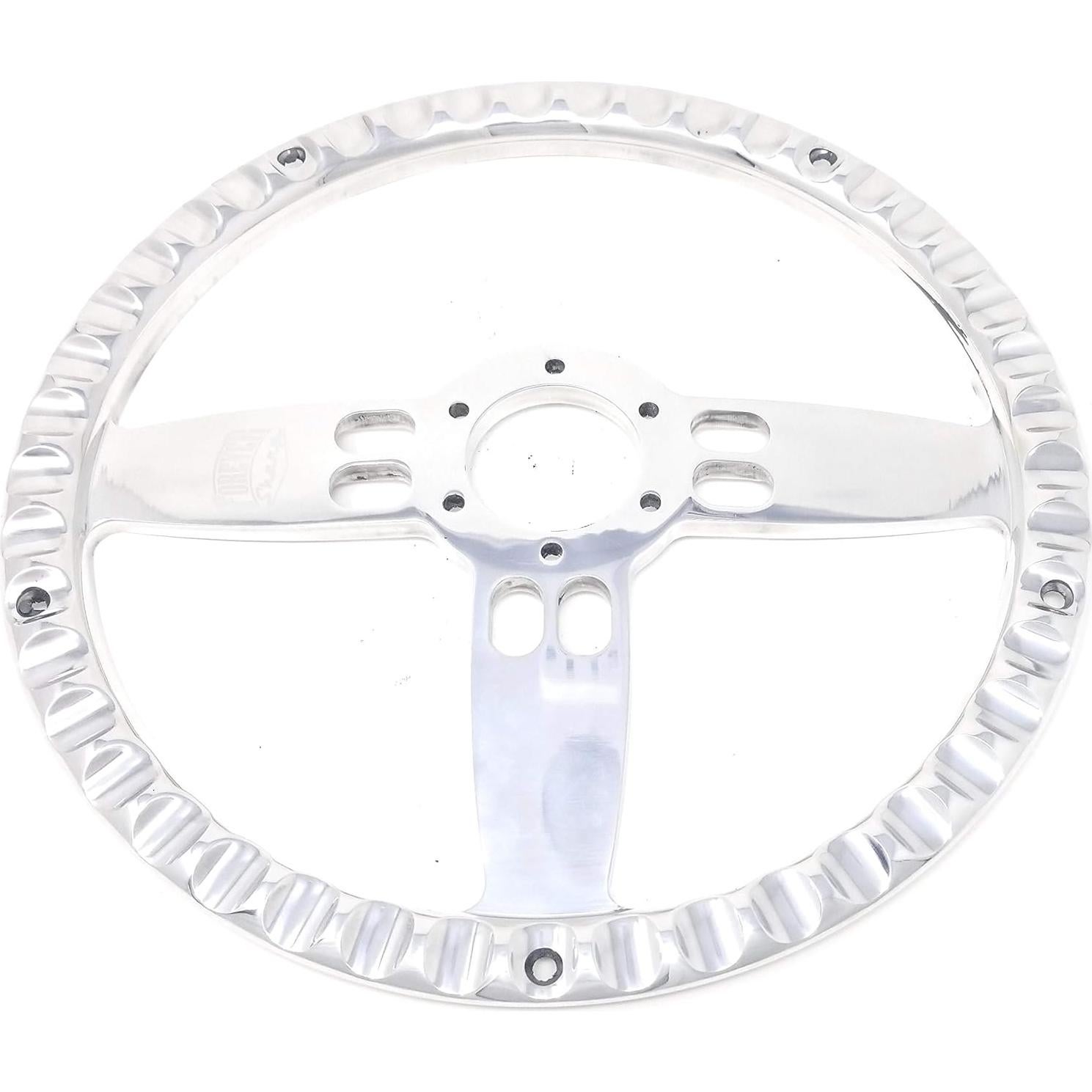 Volante de Dirección Newworldmotoring 14" Madera y Aluminio