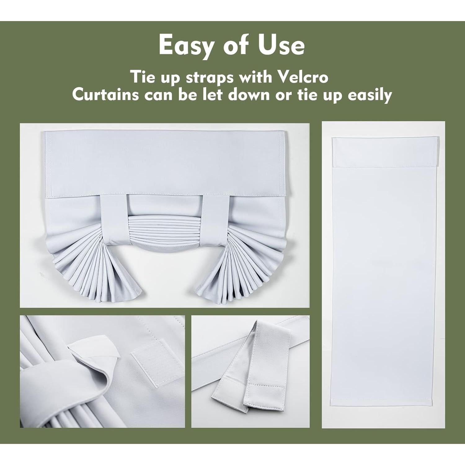 Cortina Blackout PI 1 Panel 66x173 cm Aislante Térmico Blanco