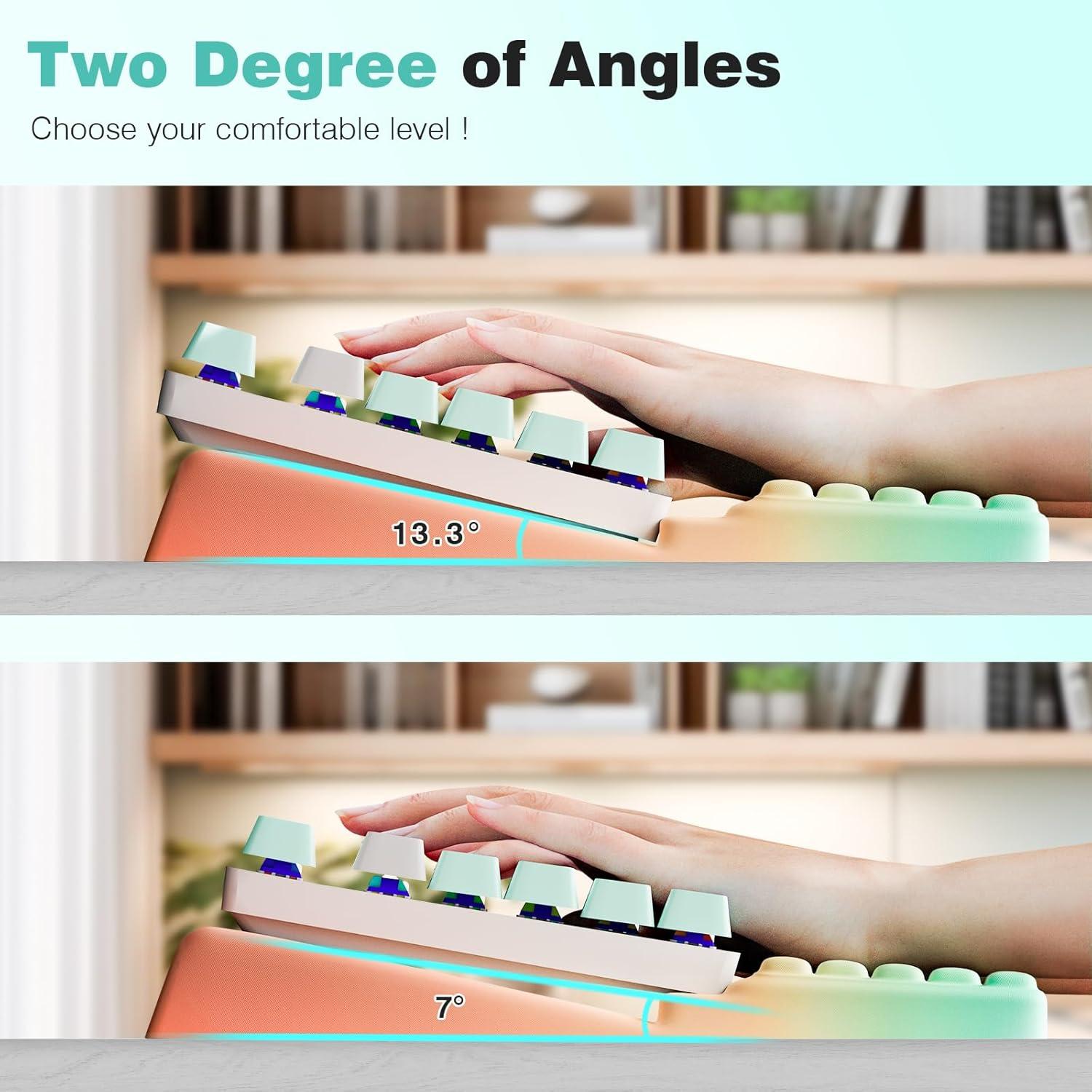 Soporte de Muñeca Ergonómico Ospelelf para Teclado - Espuma Viscoelástica