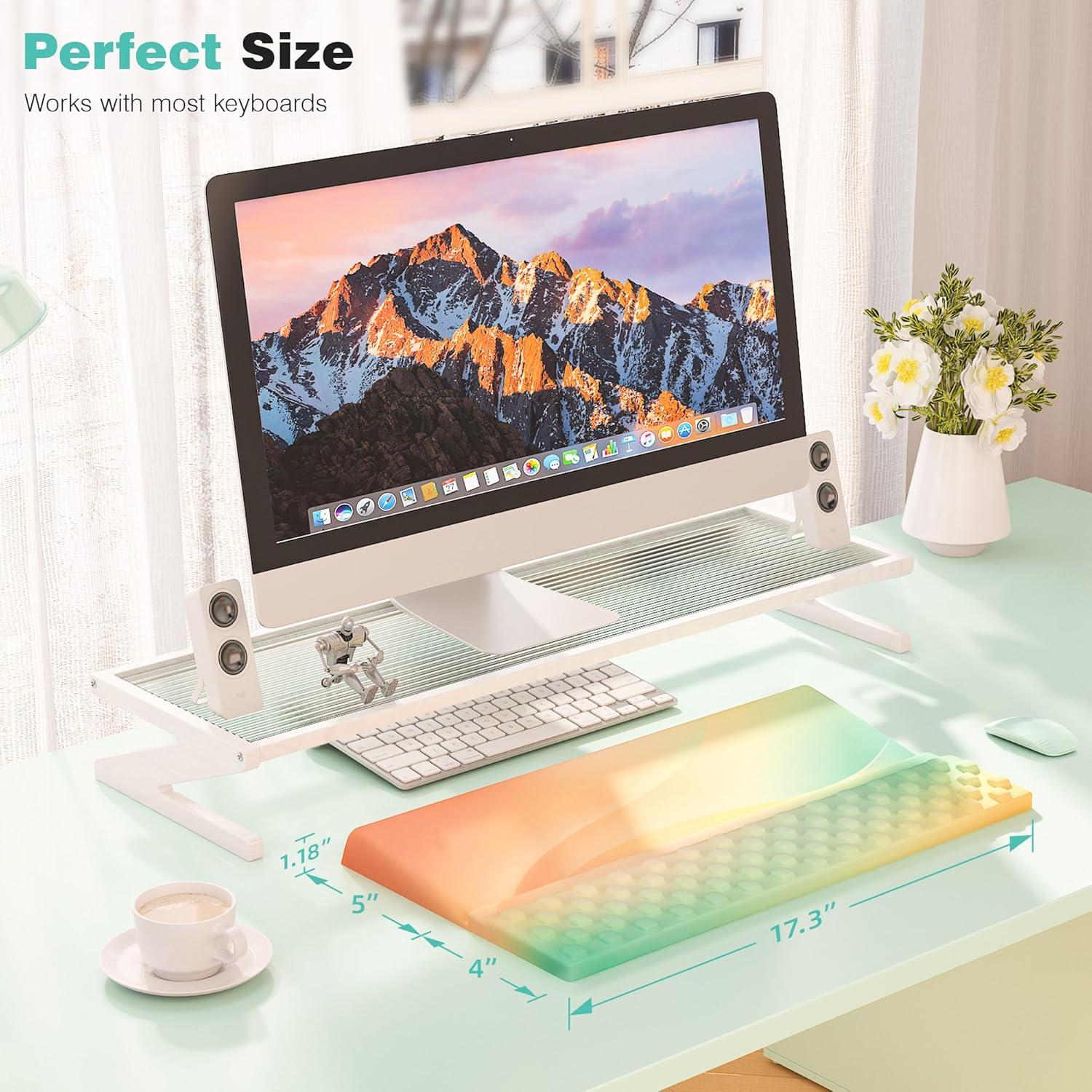 Soporte de Muñeca Ergonómico Ospelelf para Teclado - Espuma Viscoelástica