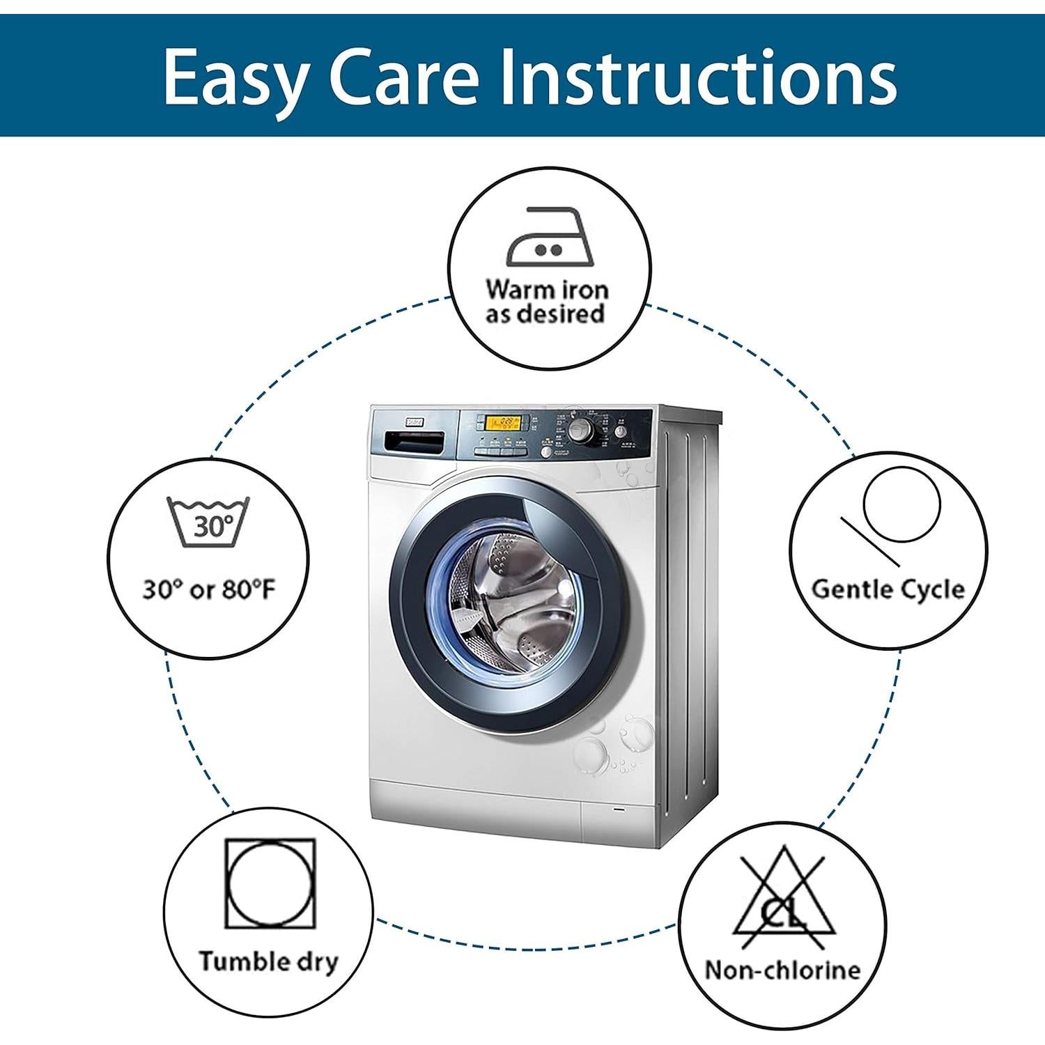 Funda de Banco de Comedor LUSHVIDA Terciopelo Azul 1 Pieza