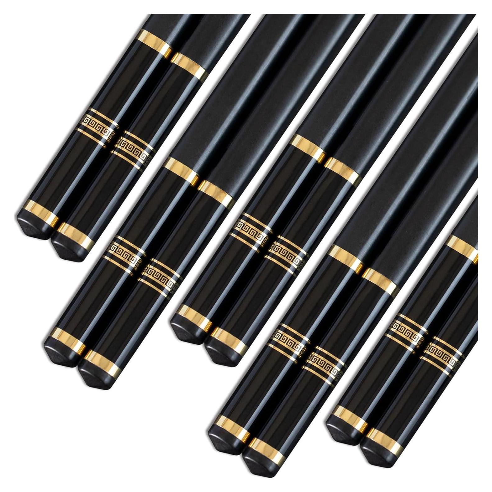 Palillos Reutilizables VINKELON 24cm Antideslizantes Set 5 Pares