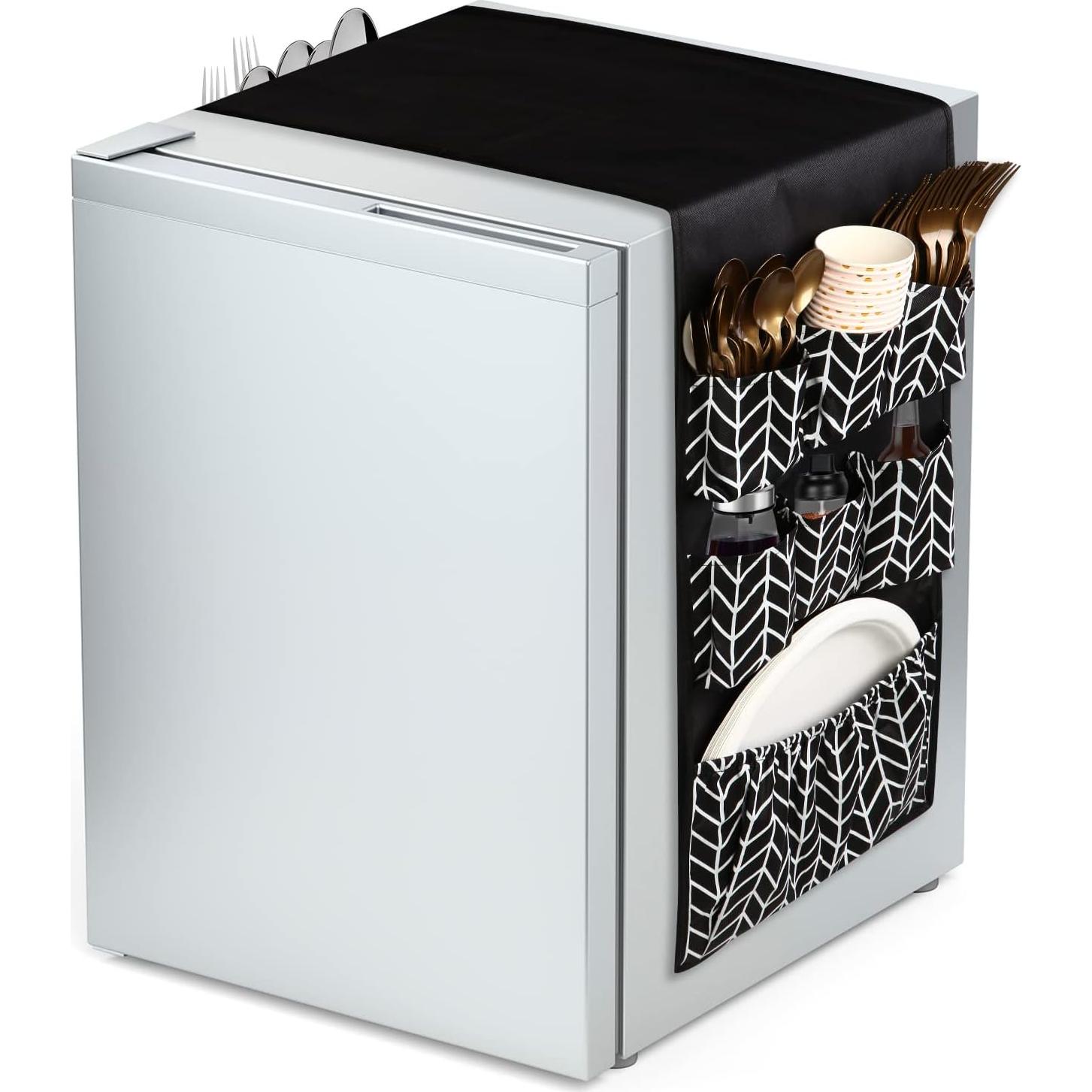 Organizador de Mini Nevera Mayniu 165x32 cm 15 Bolsillos Negro