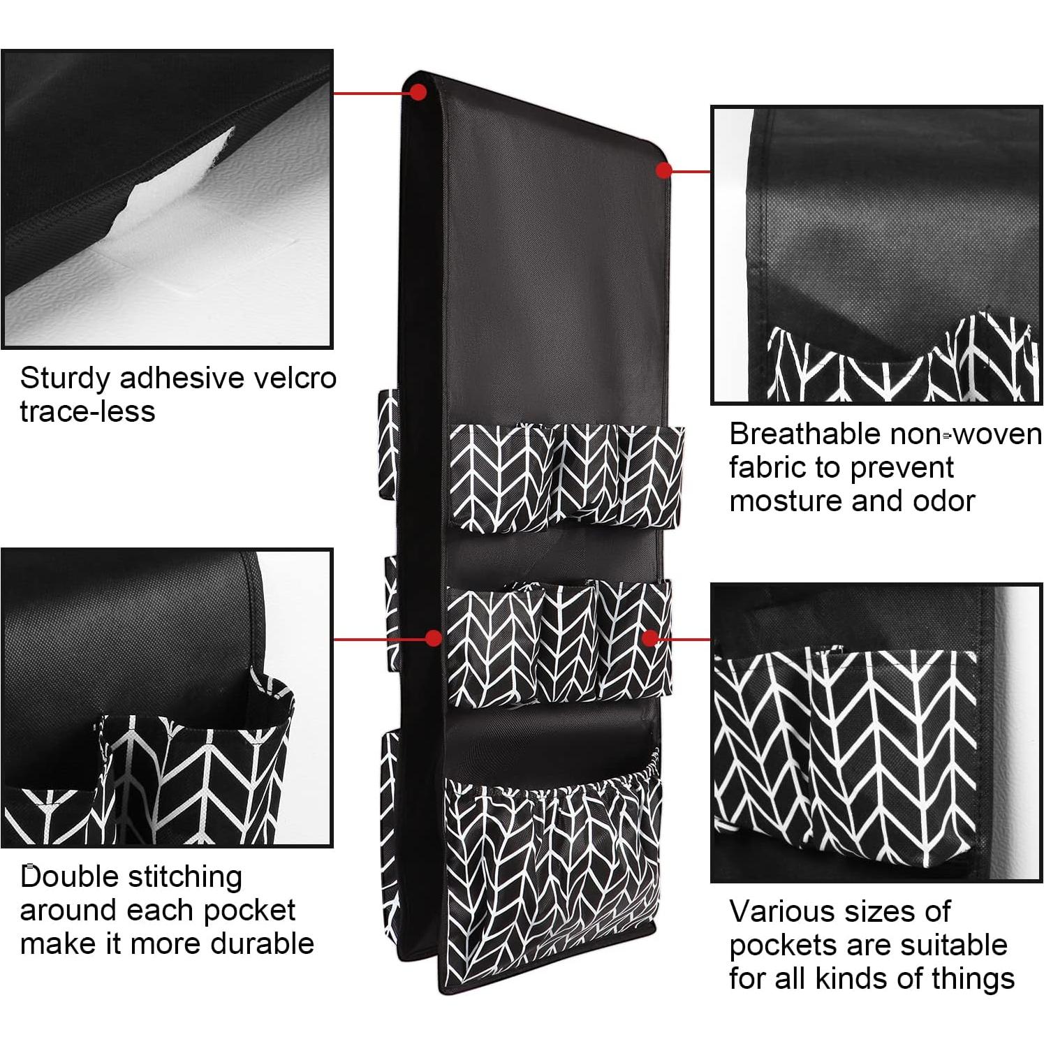 Organizador de Mini Nevera Mayniu 165x32 cm 15 Bolsillos Negro