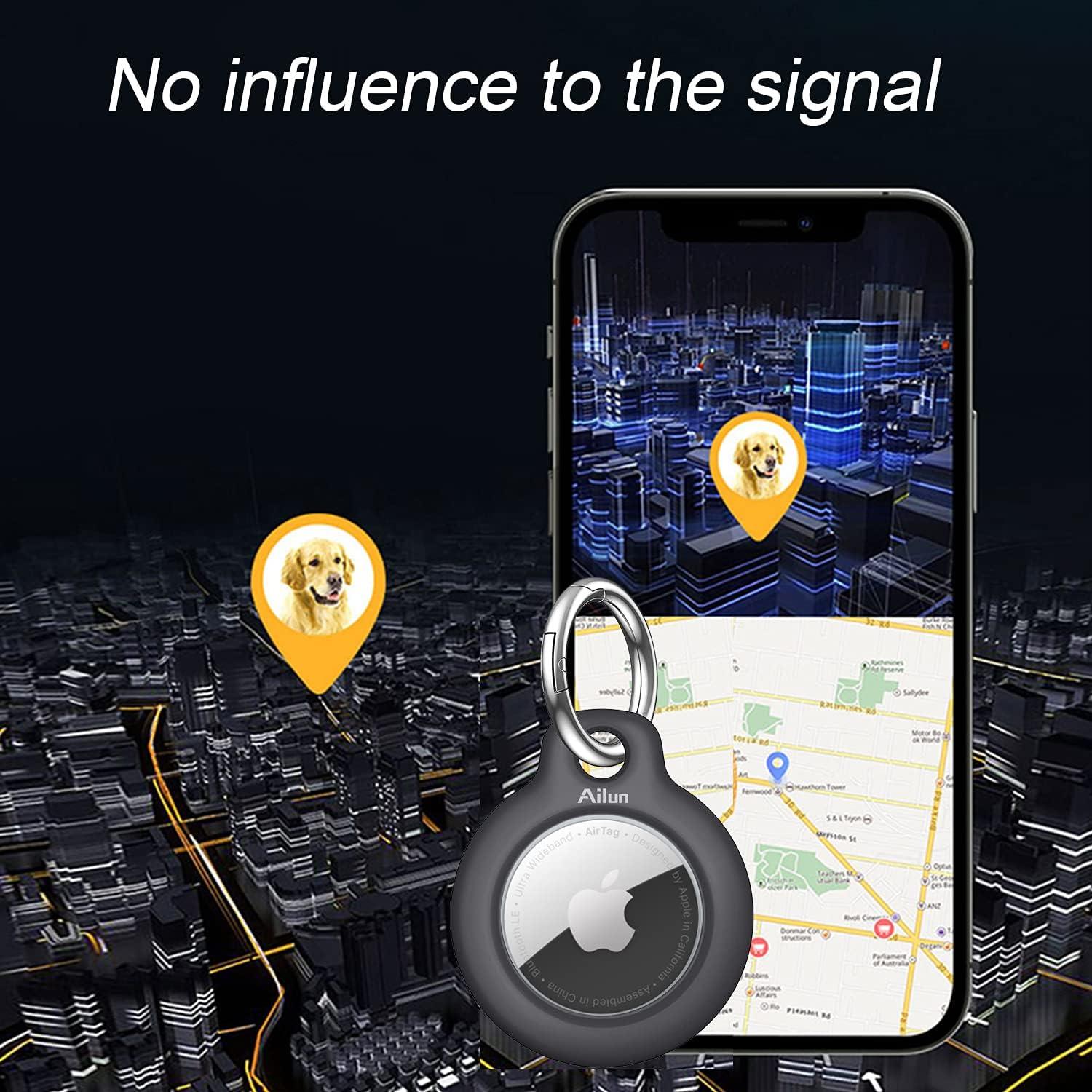 Funda Dura Ailun para AirTag 2021 - Protección Resistente Negra