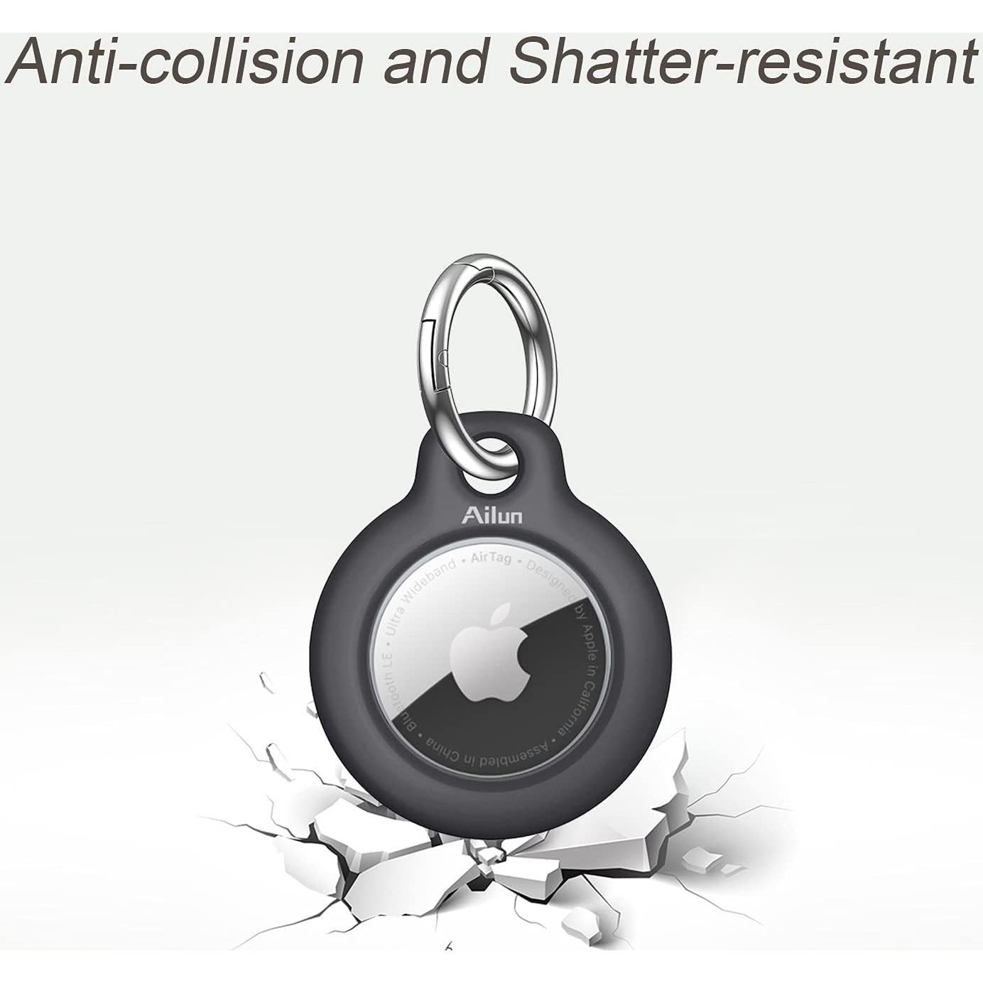 Funda Dura Ailun para AirTag 2021 - Protección Resistente Negra