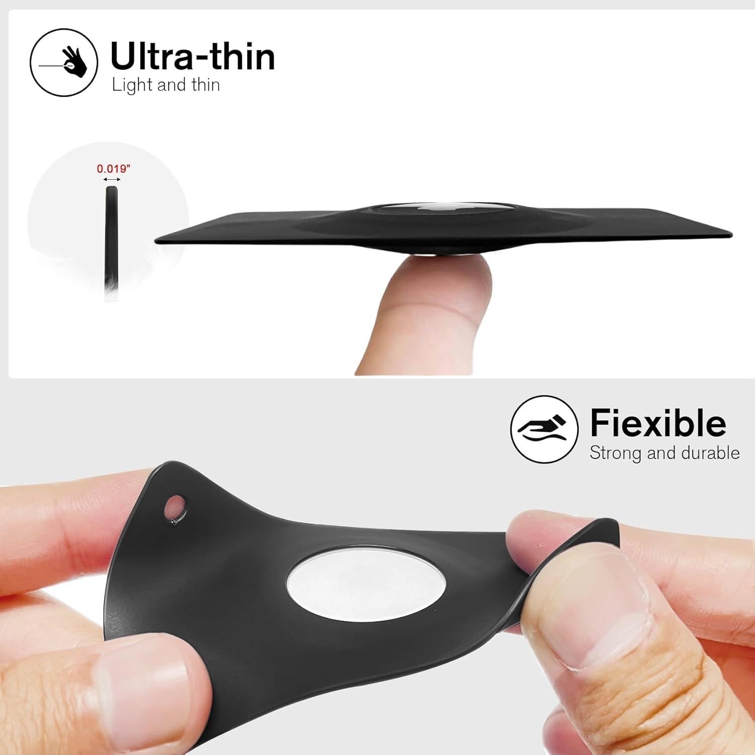 Soporte de Cartera Ultra Delgado Pautas para Apple AirTag - 2 Piezas