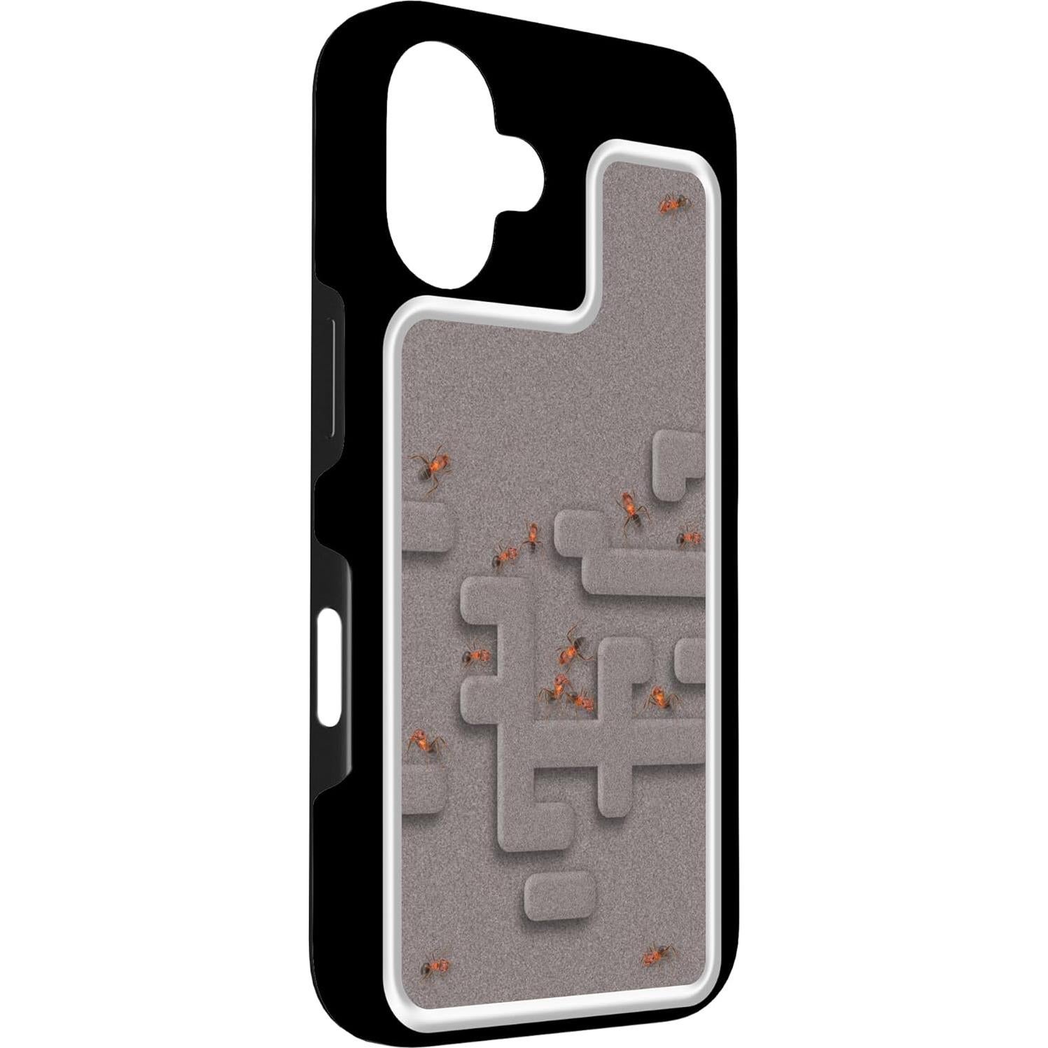 Funda Protectora Divertida para iPhone 16 - Hormigas