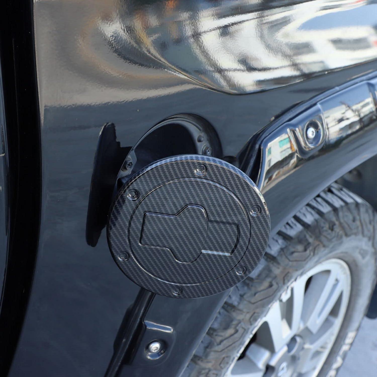 Cubierta de Tanque de Combustible Toyota Tundra 2007-2021 ABS Carbono