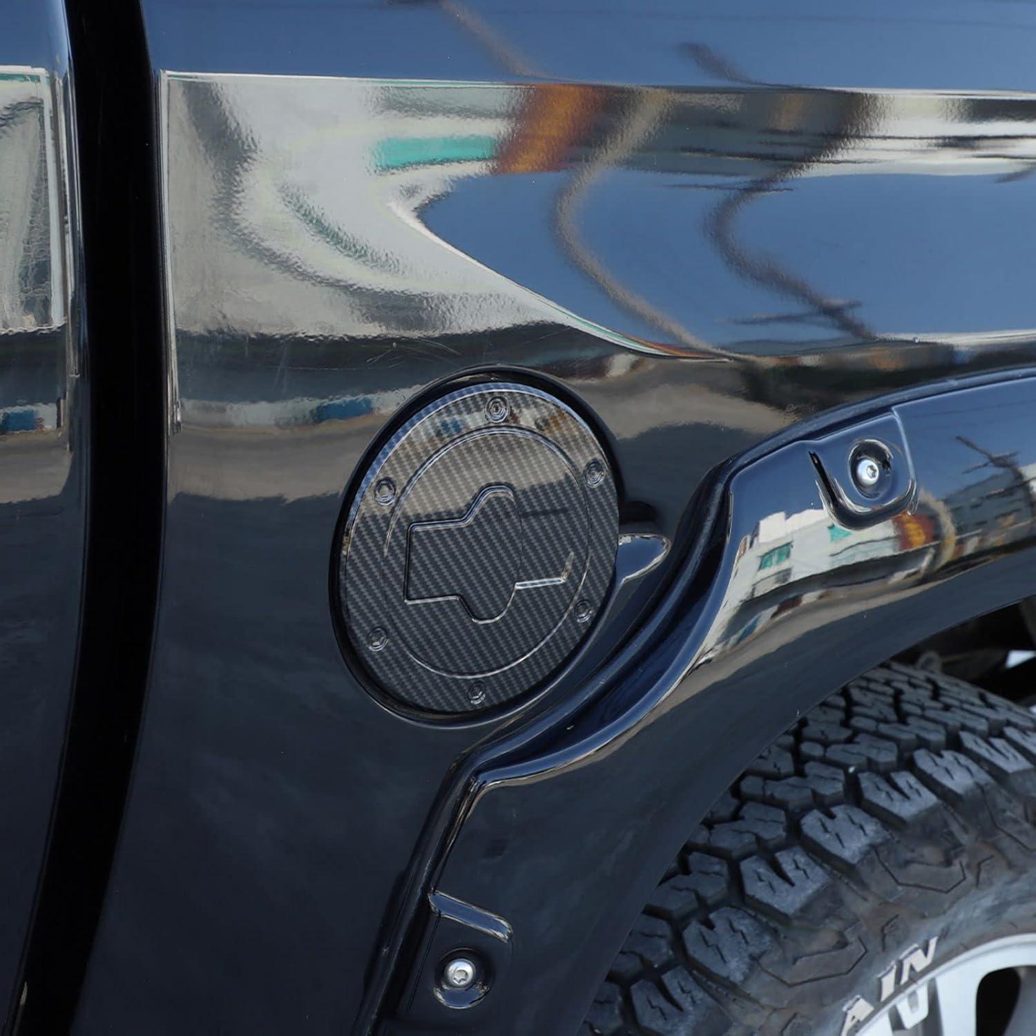 Cubierta de Tanque de Combustible Toyota Tundra 2007-2021 ABS Carbono