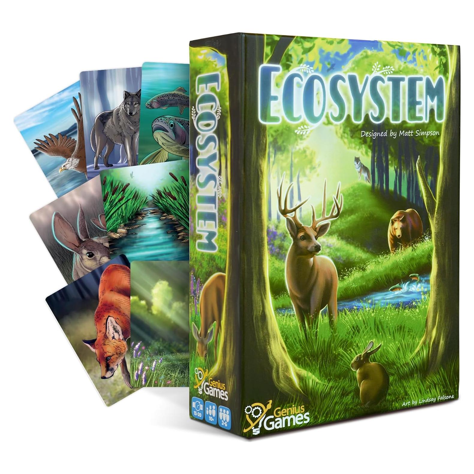 Juego de Cartas Ecosistema Genius Games - Educación Ecológica