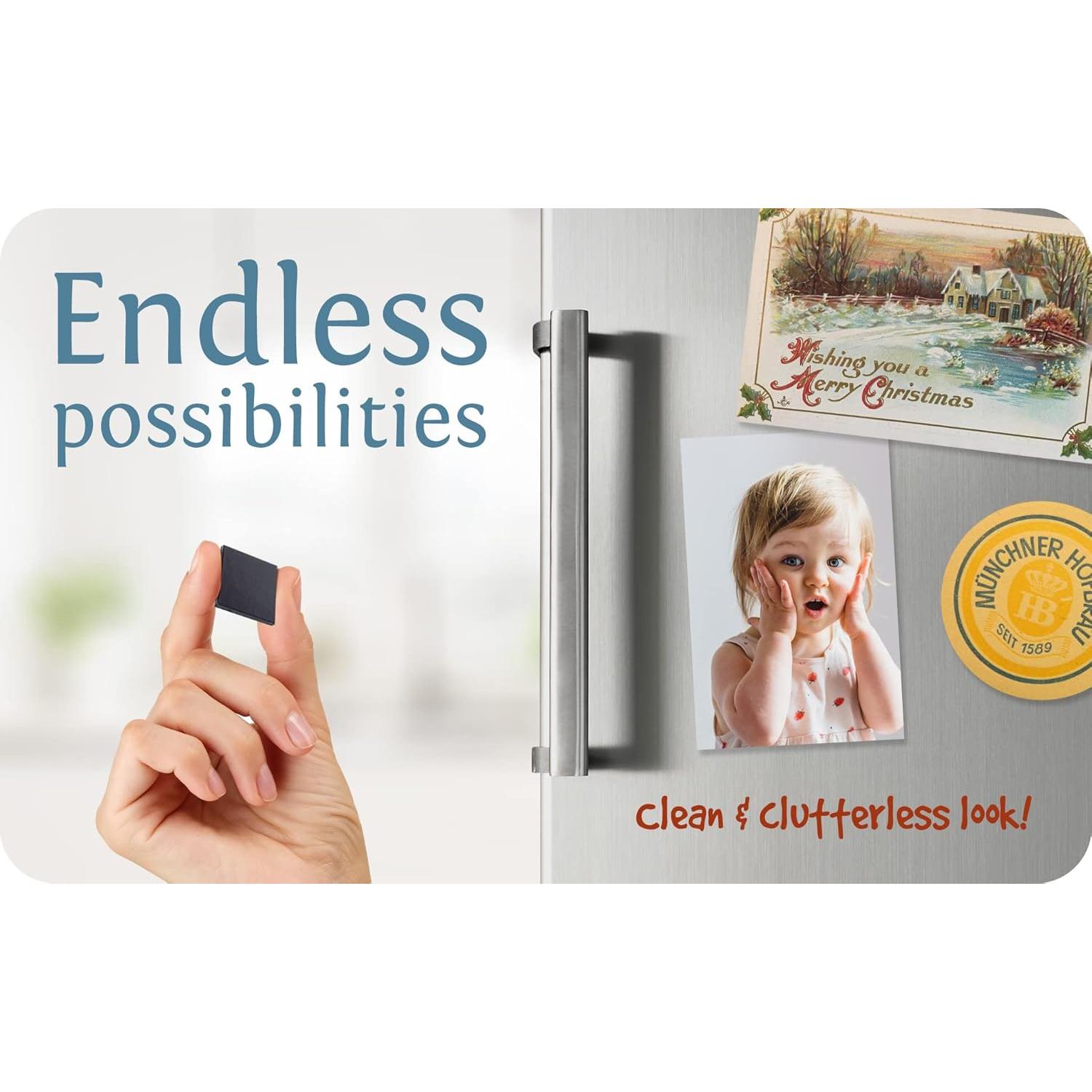 Imanes Cuadrados Magnéticos Magnefic! 70 Unidades 20x20mm