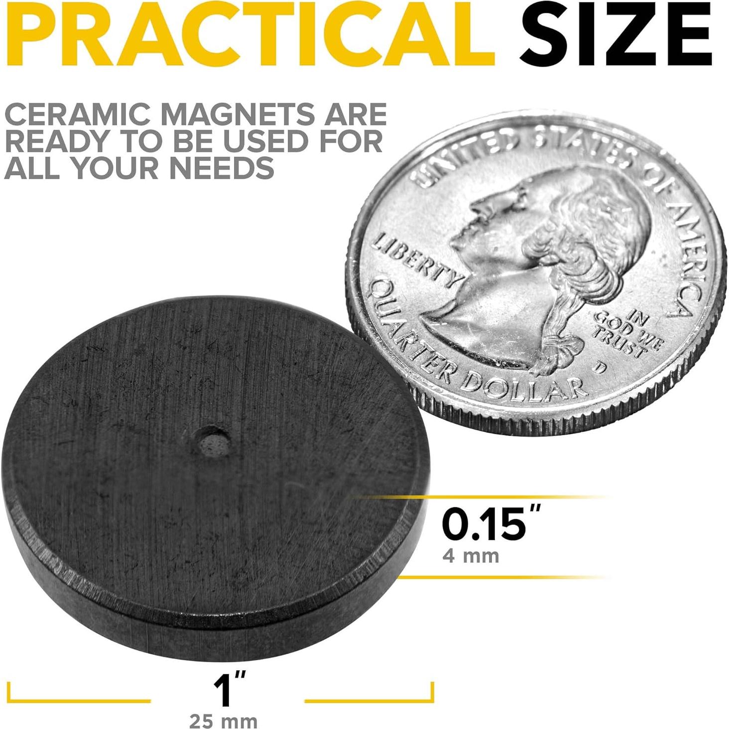 Imanes de Cerámica X-bet MAGNET 50 pcs 25mm para Proyectos