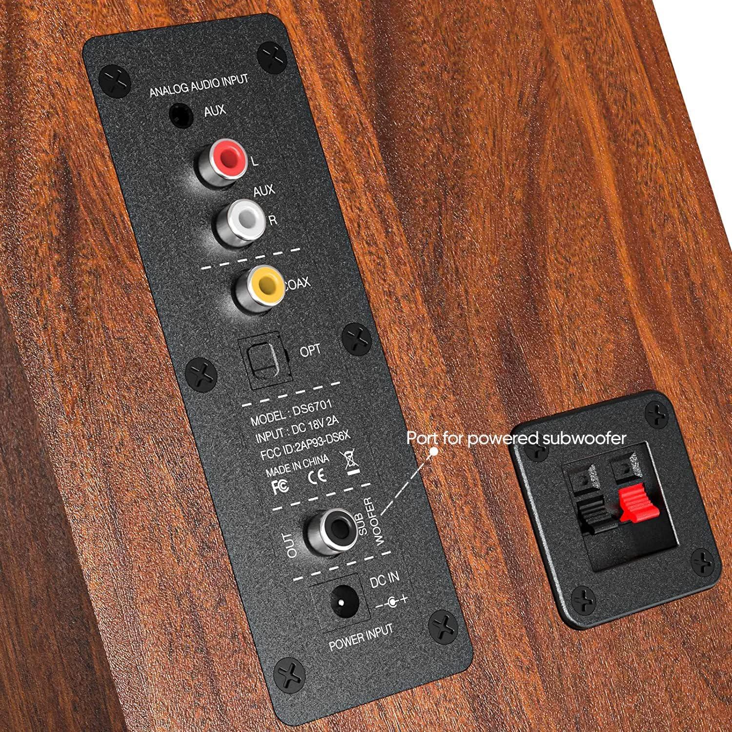 Altavoces de Estantería Saiyin DS6701 40W Bluetooth 4"