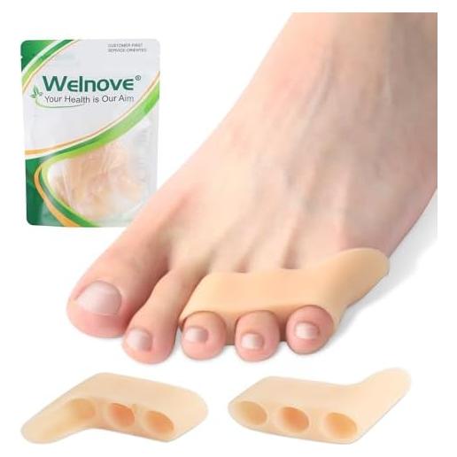 Separadores de Dedos Meñiques Welnove - 8 Piezas de Silicona